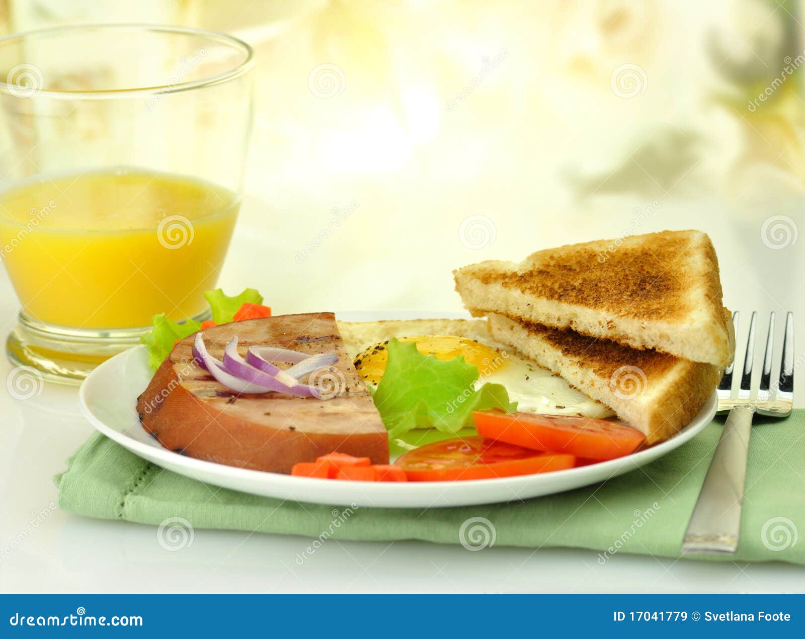 Ham and egg stock image. Image of eggs, juice, meat, freshness 17041779