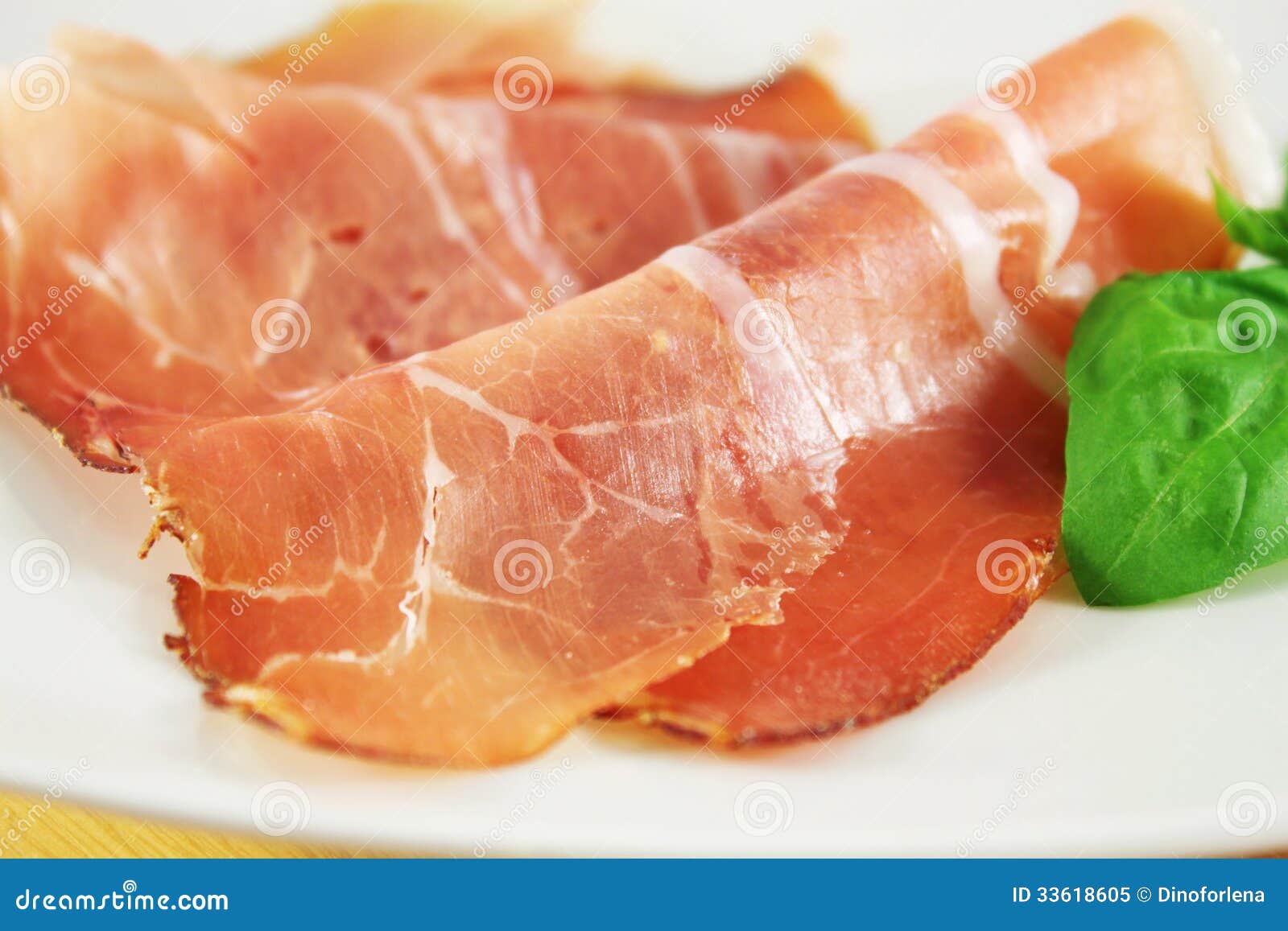Ham, Italian prosciutto stock image. Image of gourmet 33618605