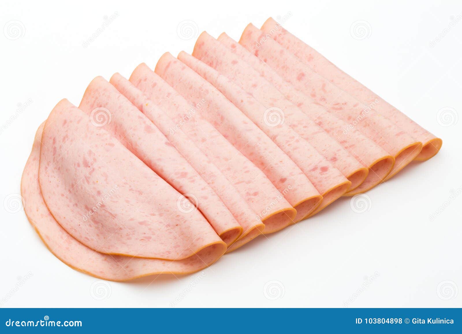 Ham salami. stock photo. Image of fresh, salami, prosciutto 103804898