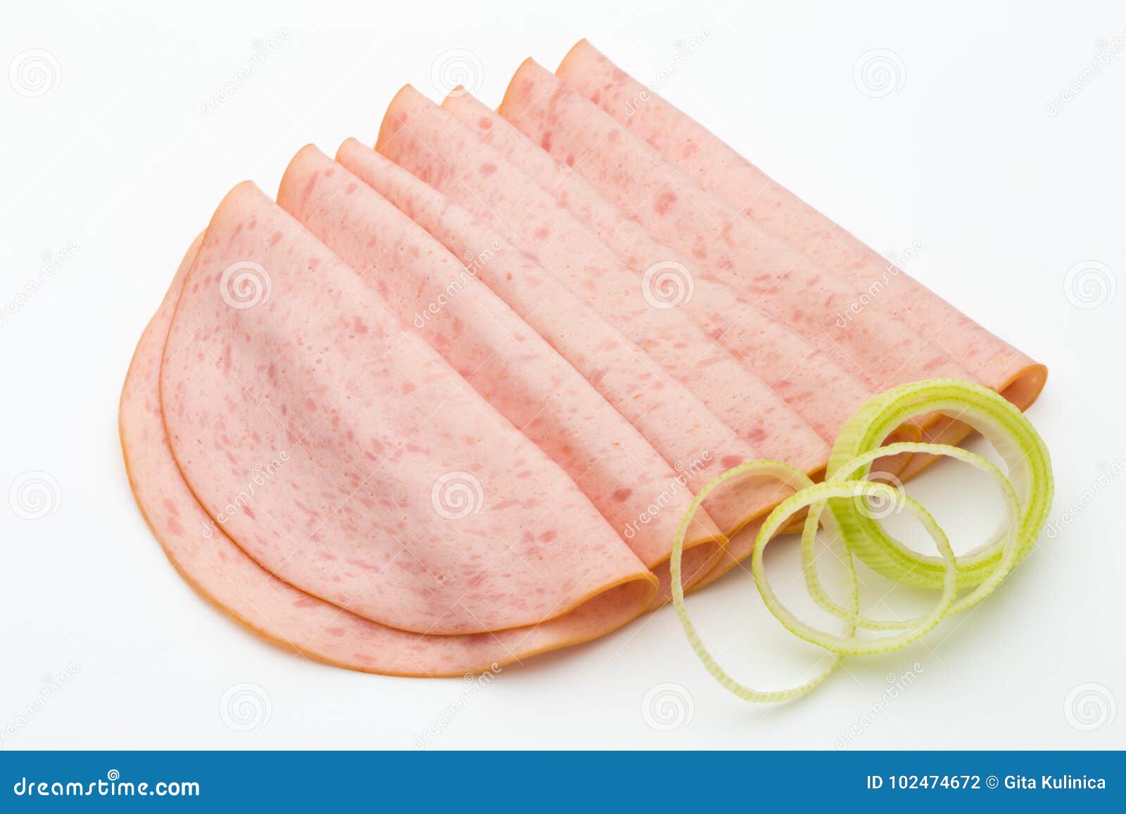 Ham salami. stock photo. Image of meat, prosciutto, food 102474672