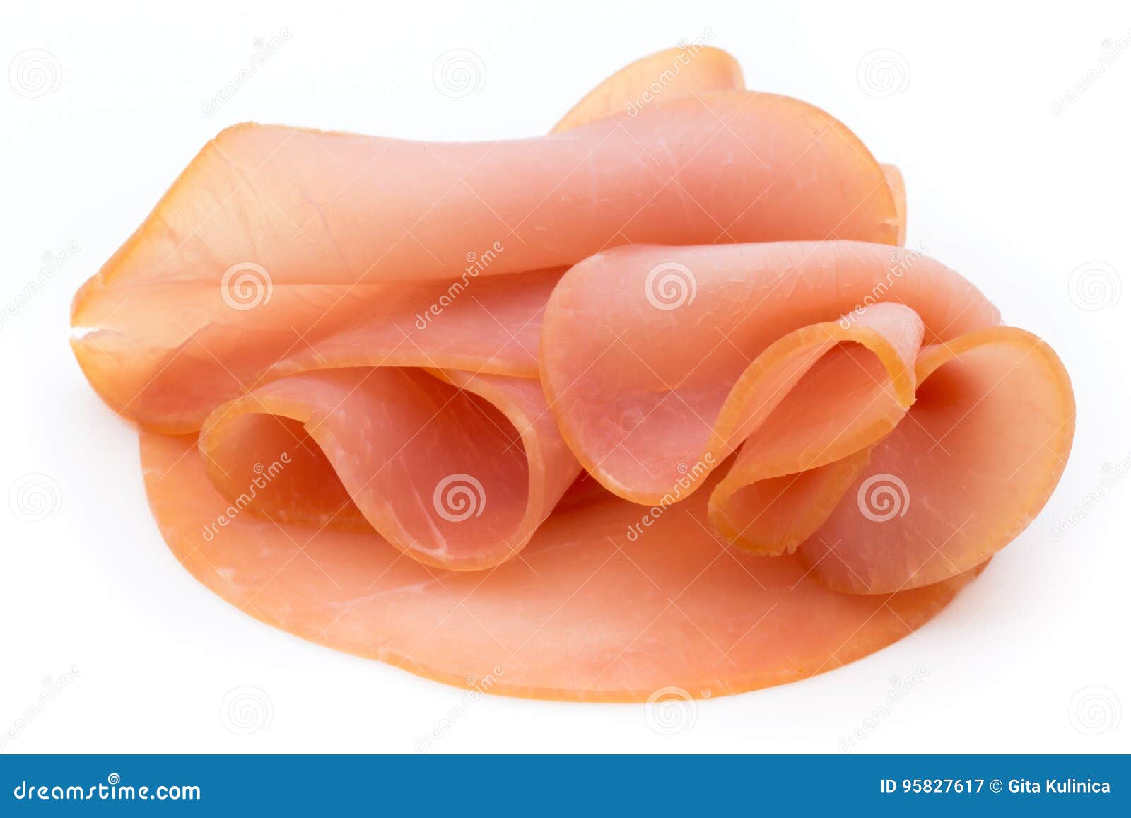 Ham sausage. stock image. Image of slice, sandwich, sausage 95827617
