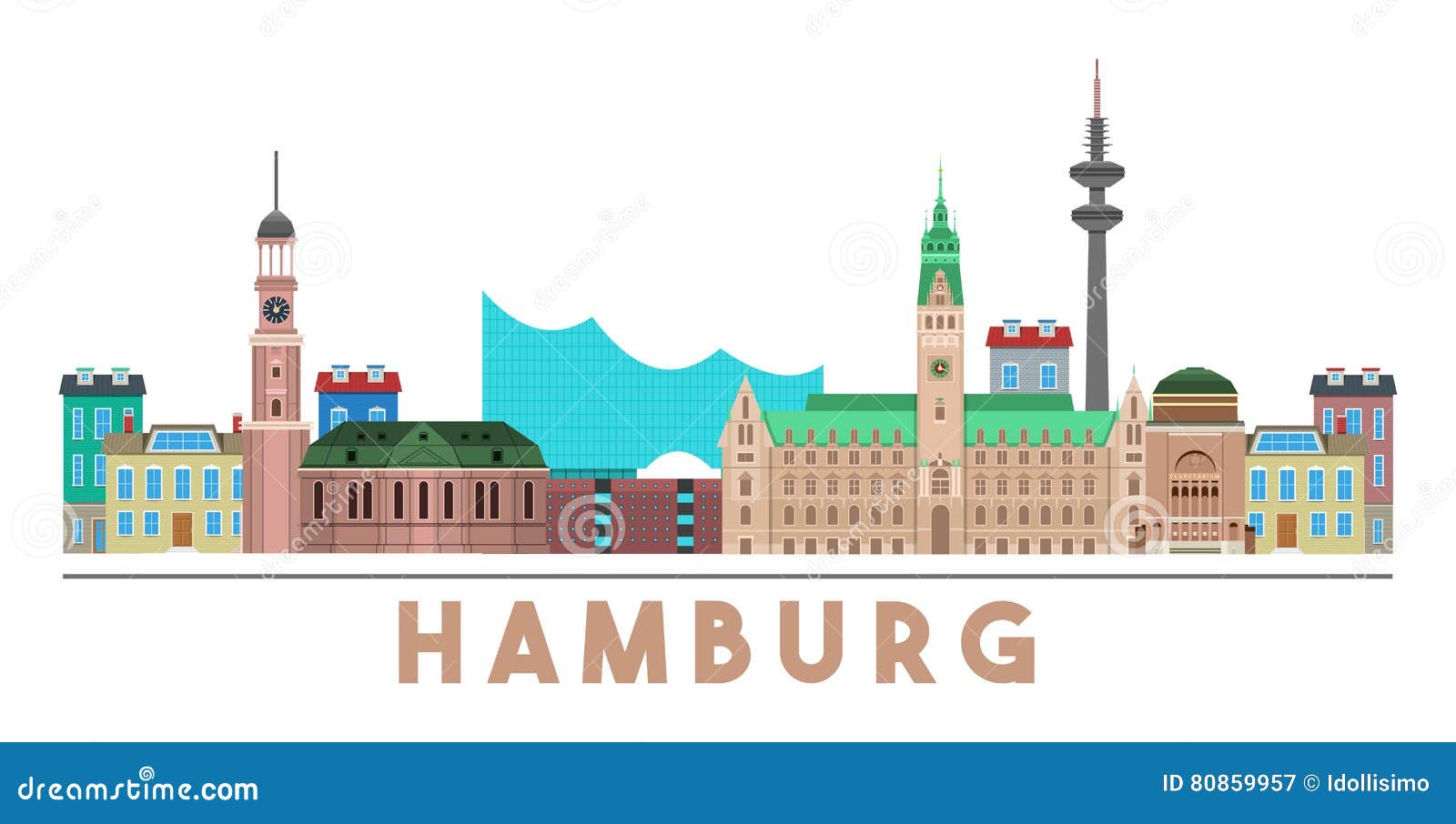 hamburg landmarks skyline