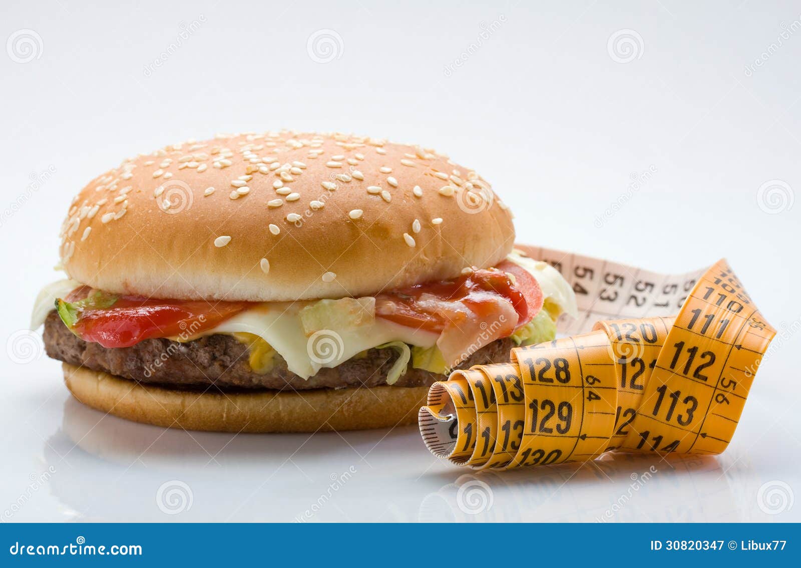 hamburger and centimeter