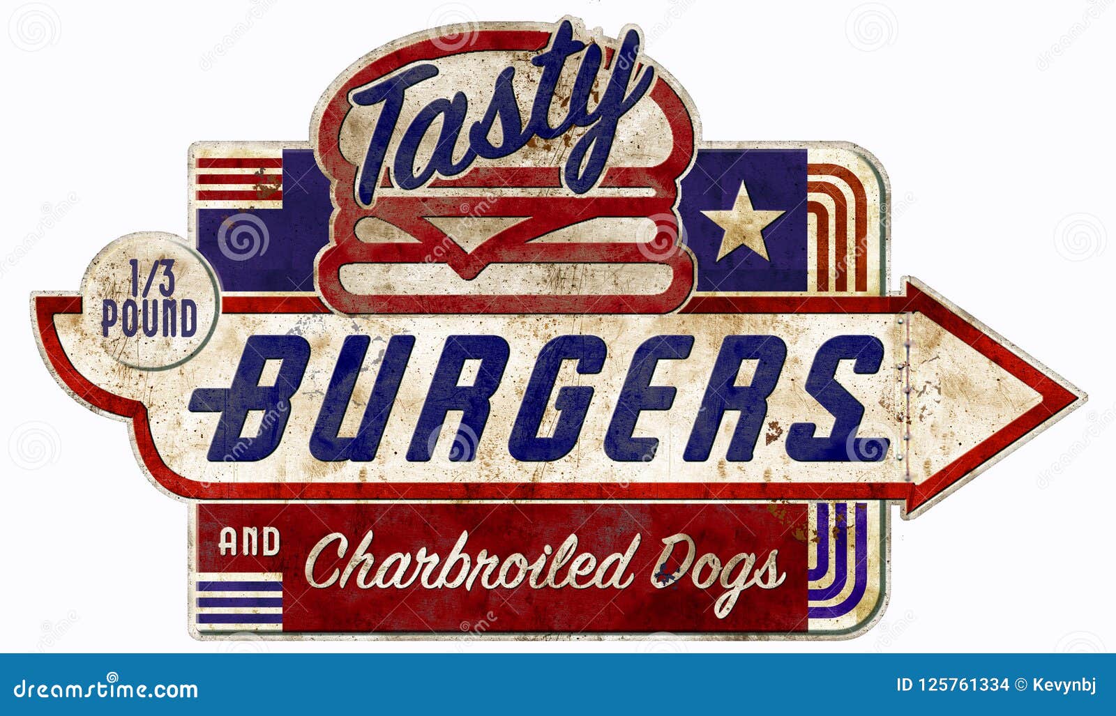 burger and hot dog sign retro hamburger vintage antique