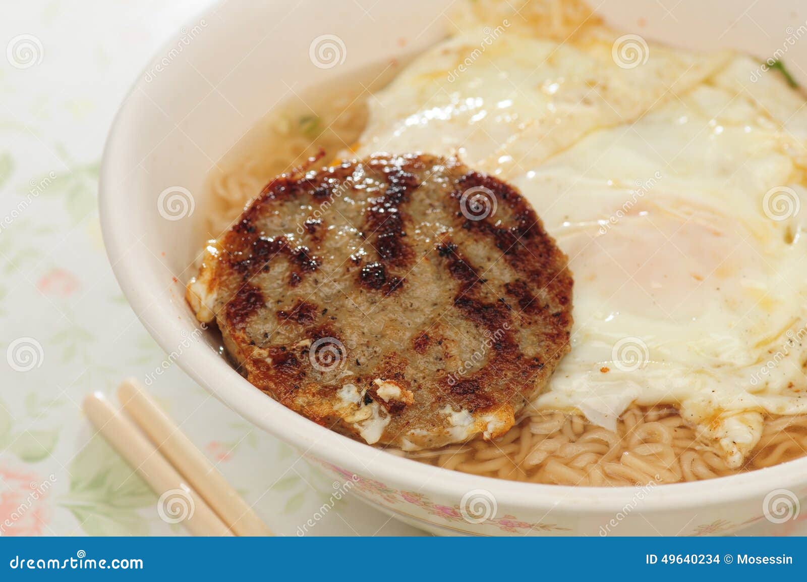 Hamburger noodle stock photo. Image of food, side, breakfast - 49640234