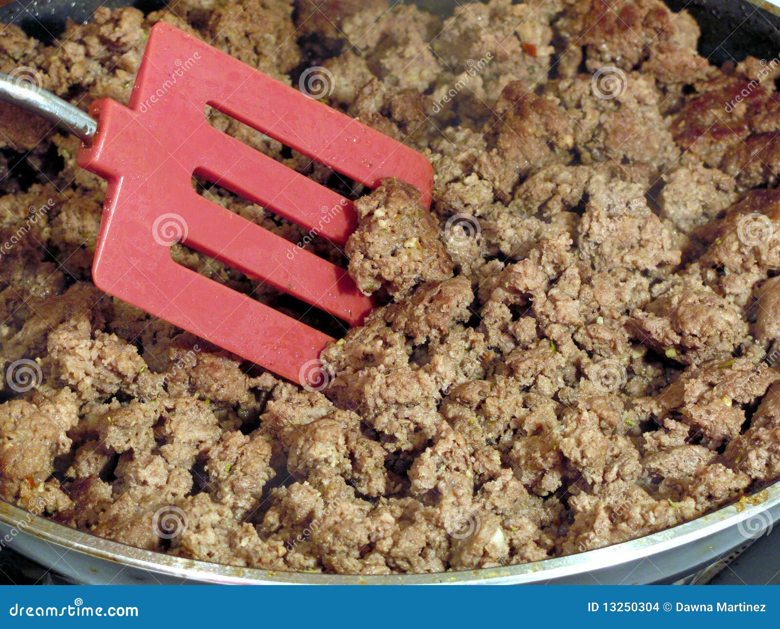 Hamburger in Skillet stock photo. Image of skillet, hamburger 13250304