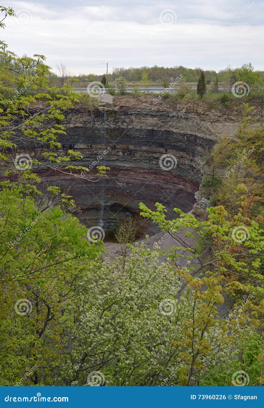 Hamilton Devils Punch Bowl stock photo. Image of creek 73960226