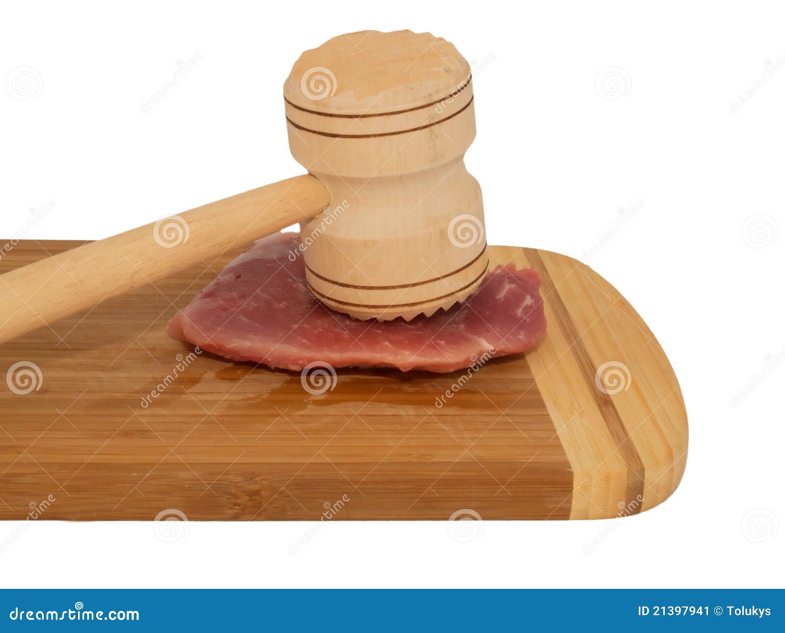 Hammer for the Meat Stock Image - Image of handle, market: 21397941