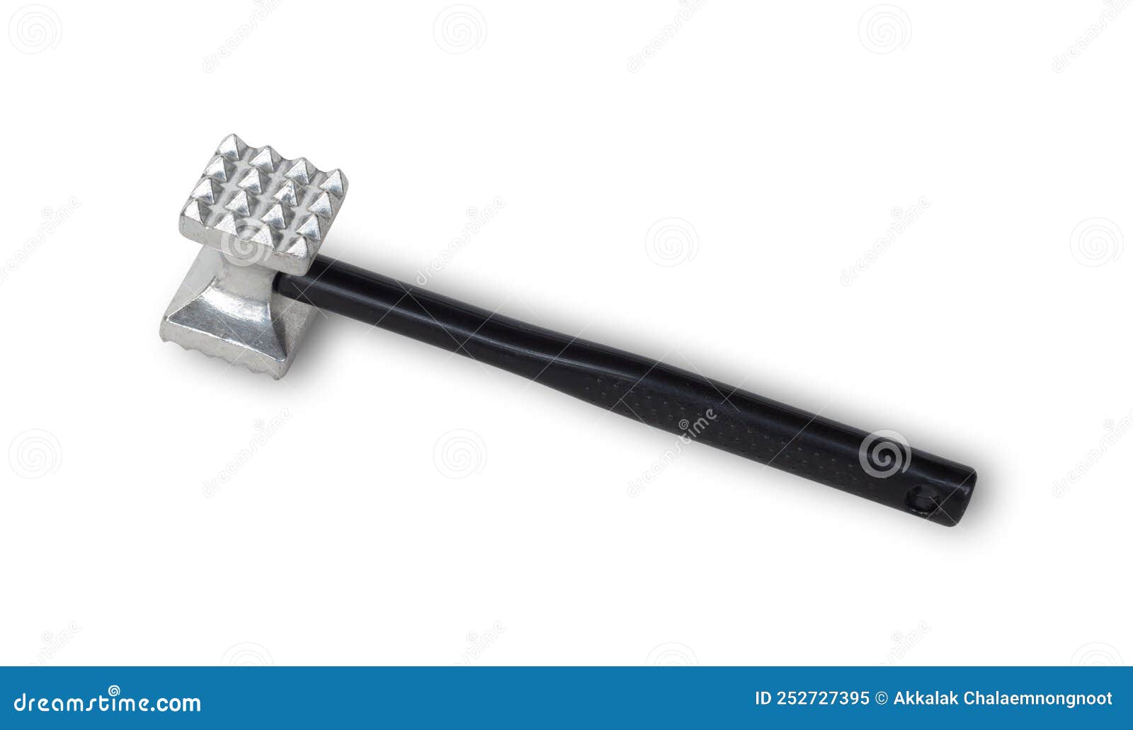 Hammer for Beating the Meat or Meat Tenderizer on White Background