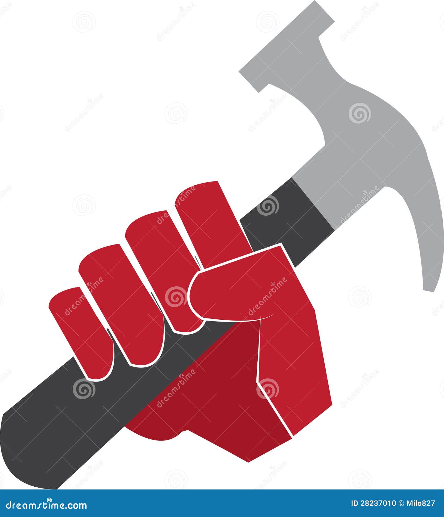 Hammer Hand stock vector. Illustration of isolated, construction 28237010