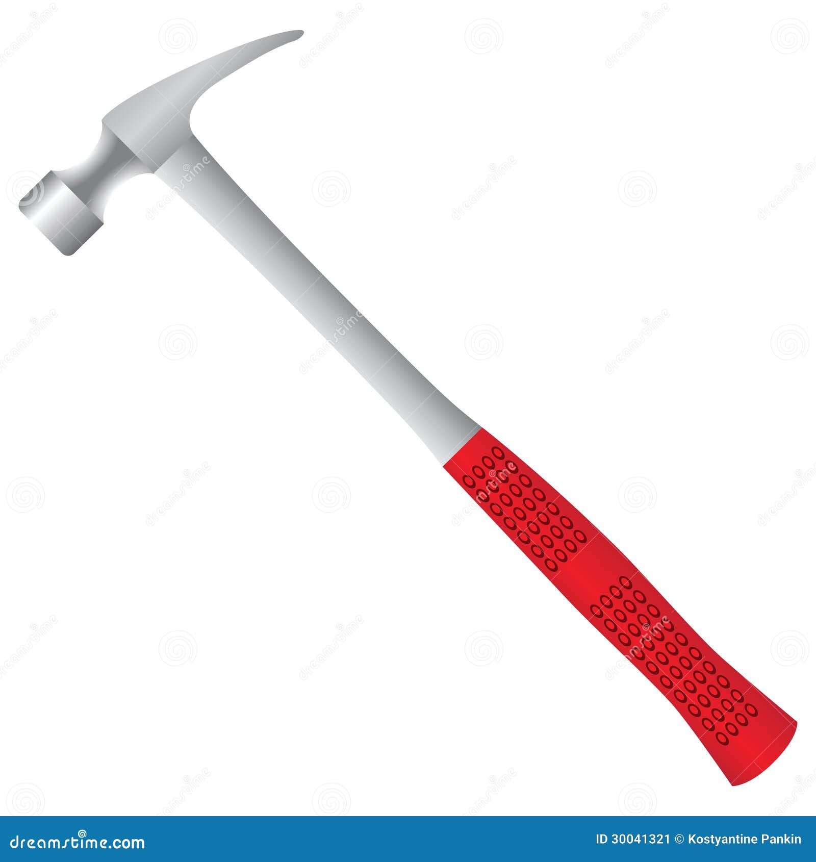 Framing Hammer stock vector. Illustration of vector, metallic 30041321