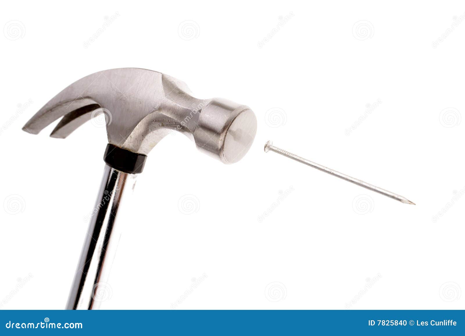 Hammer and nail stock photo. Image of renovation, items 7825840