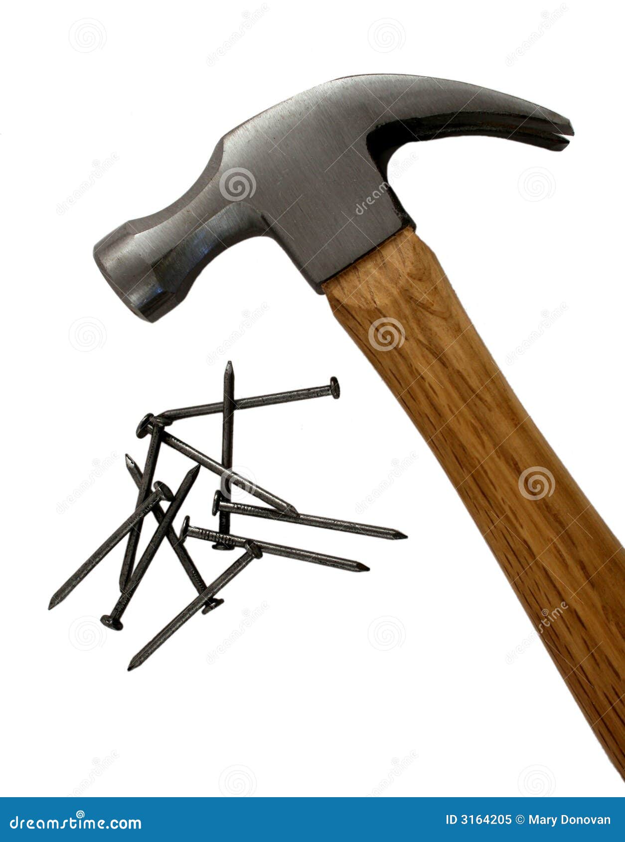 Hammer and nails 6 stock image. Image of carpentry, wood - 11083167