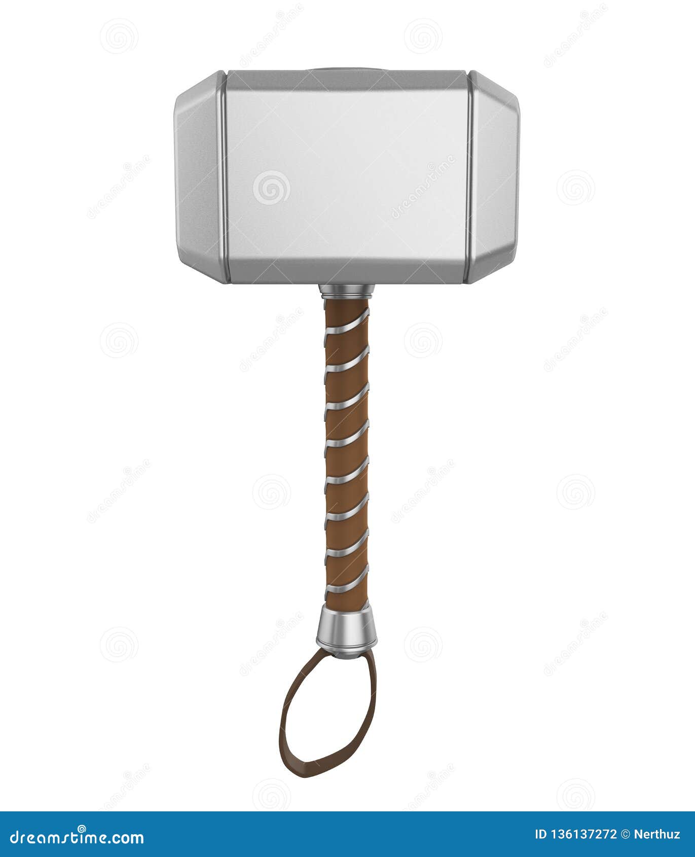 Hammer of Thor Isolated stock illustration. Illustration of industrial -  136137272