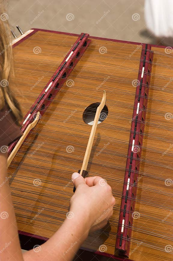Hammered dulcimer stock image. Image of soundboard, wood 3136821