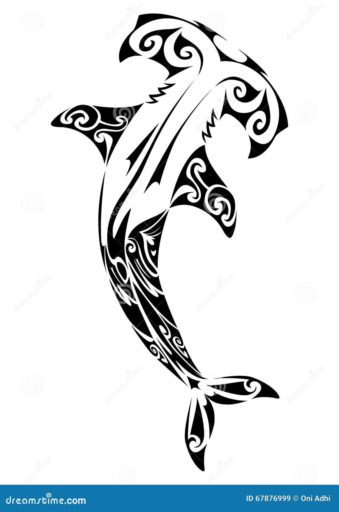 Hammerhead Shark Tattoo Stock Illustrations – 169 Hammerhead Shark Tattoo  Stock Illustrations, Vectors & Clipart - Dreamstime