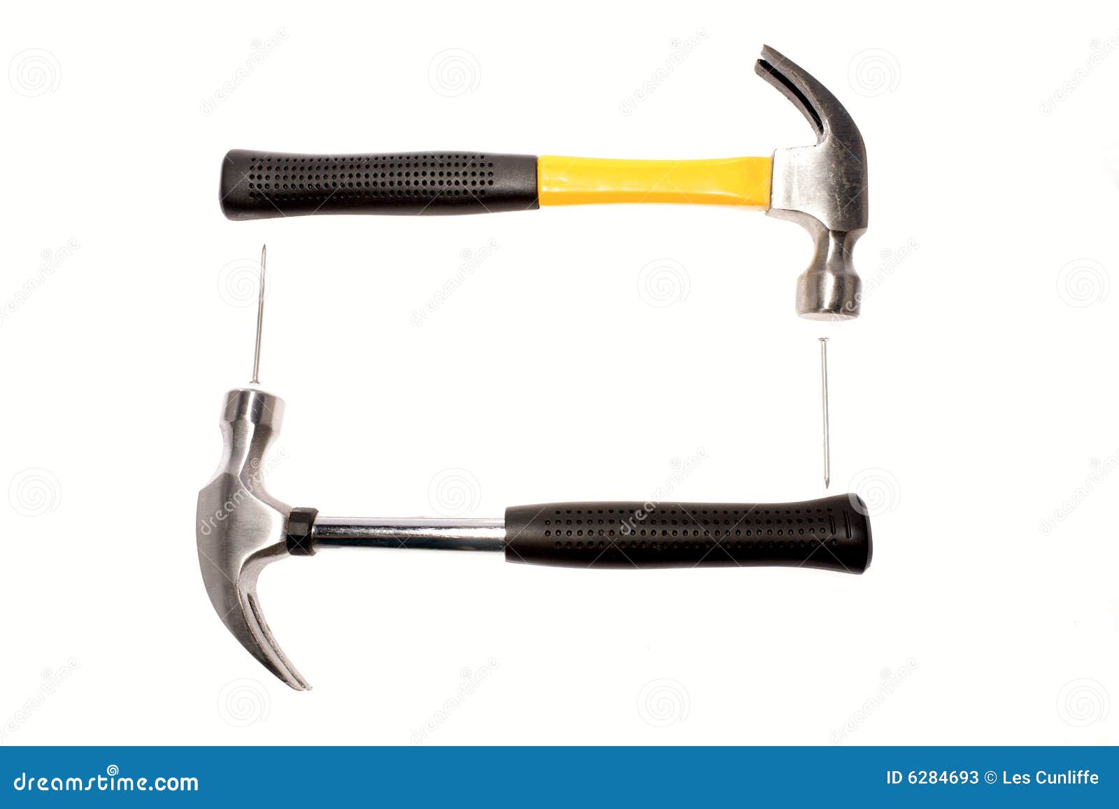 Hammers and nails stock image. Image of handyman, repair 6284693
