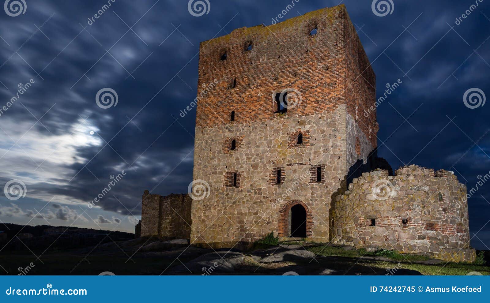 Hammershus Castle Ruin Bornholm Denmark Vacation Holiday Tourism