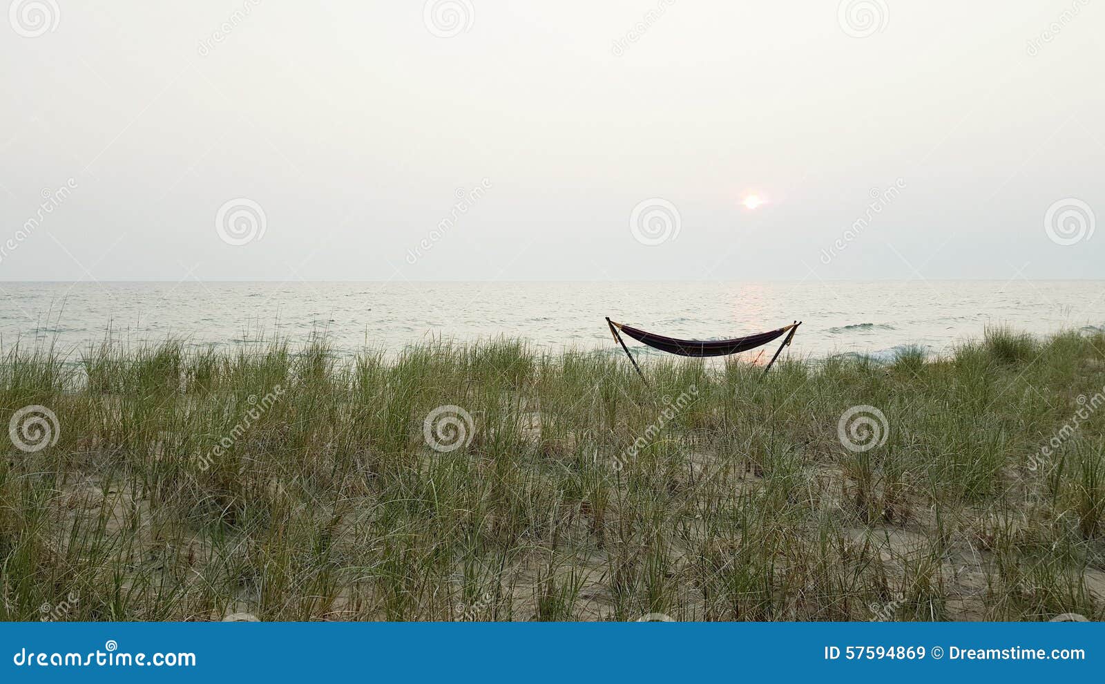 Hammock on the lake stock image. Image of relaxing, sleeping 57594869
