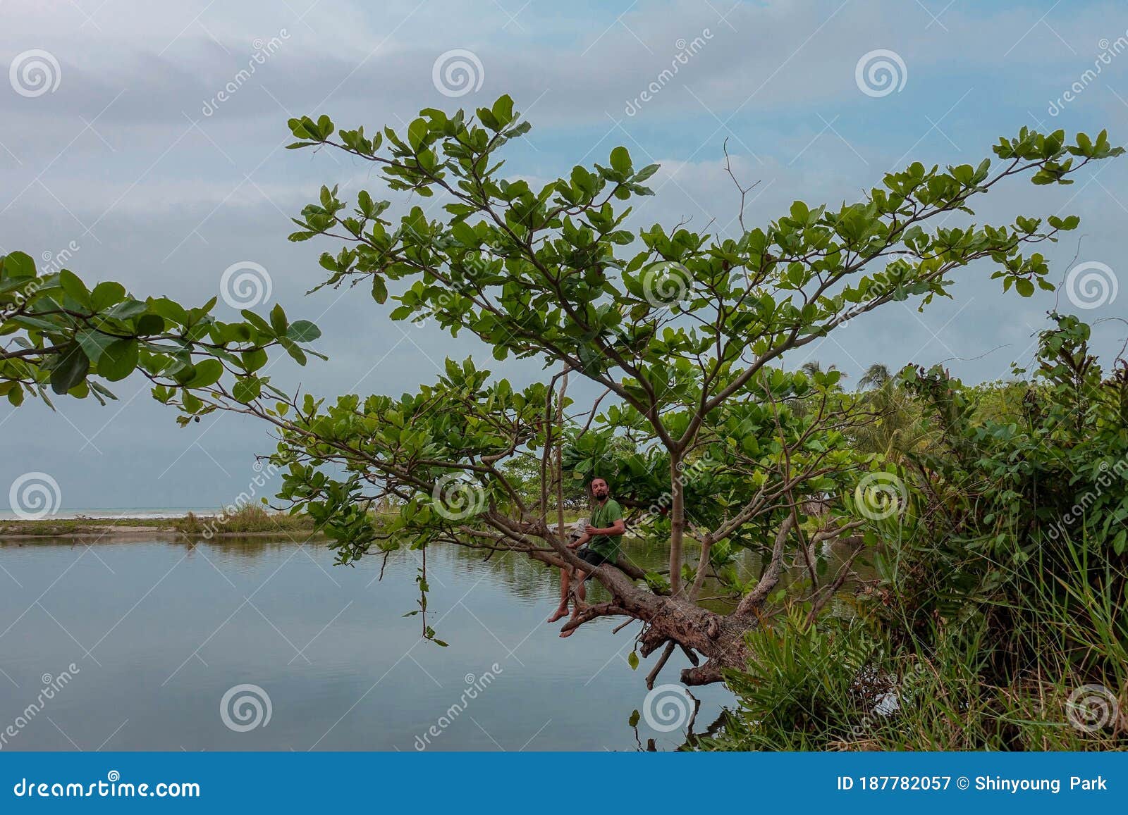 the holy river of the kogui tribe `rÃÂ­o ancho`, dibulla, la guajira - colombia