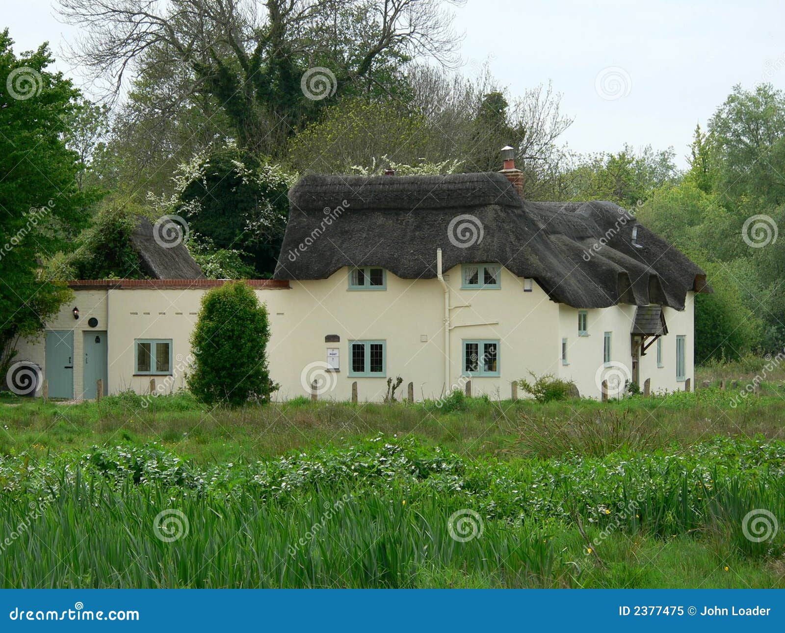 Hampshire Thatched Cottage. Stock Image Image of hampshire, straw