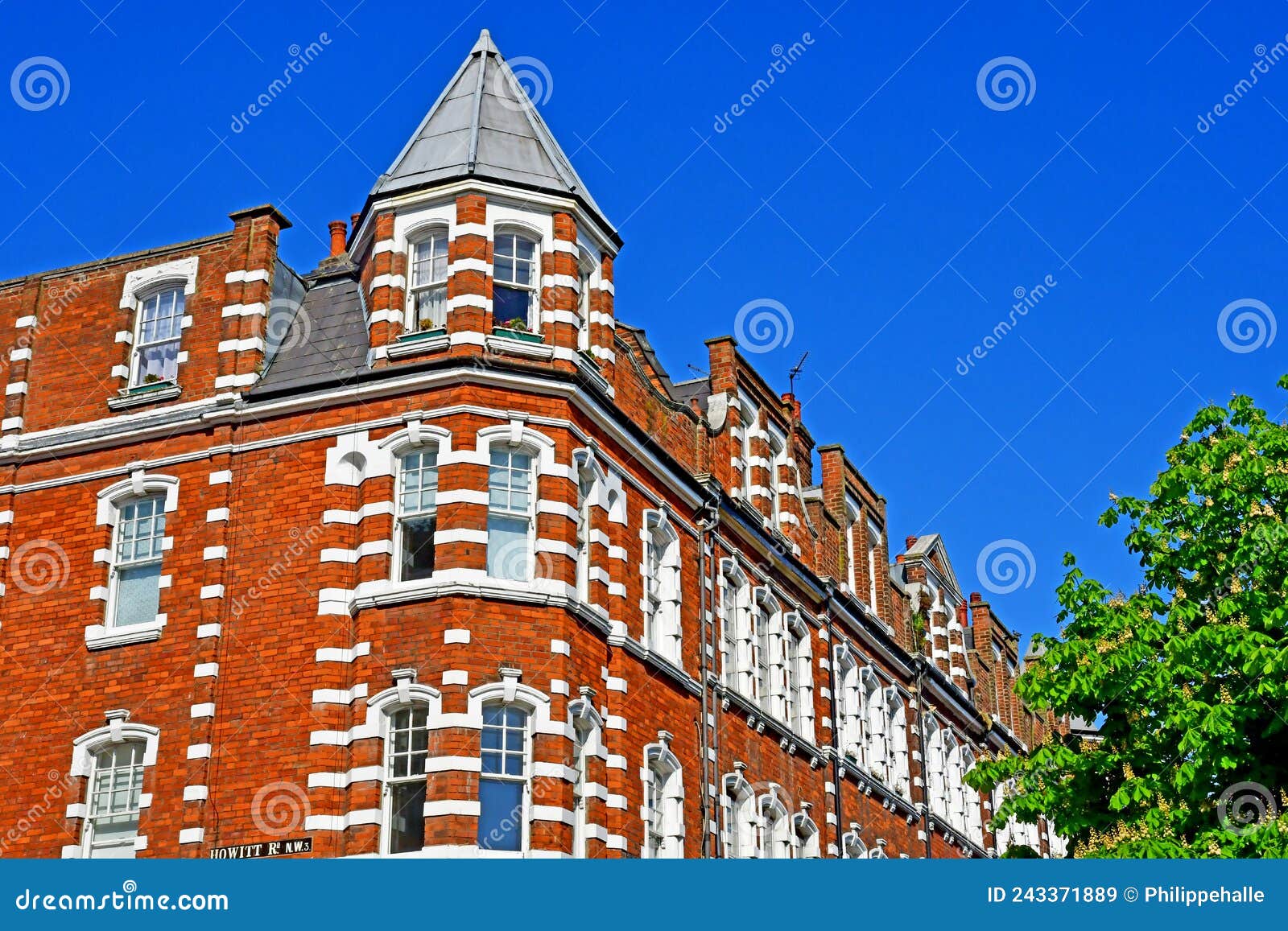 Hampstead; England May 5 2019 Belsize Park Station District