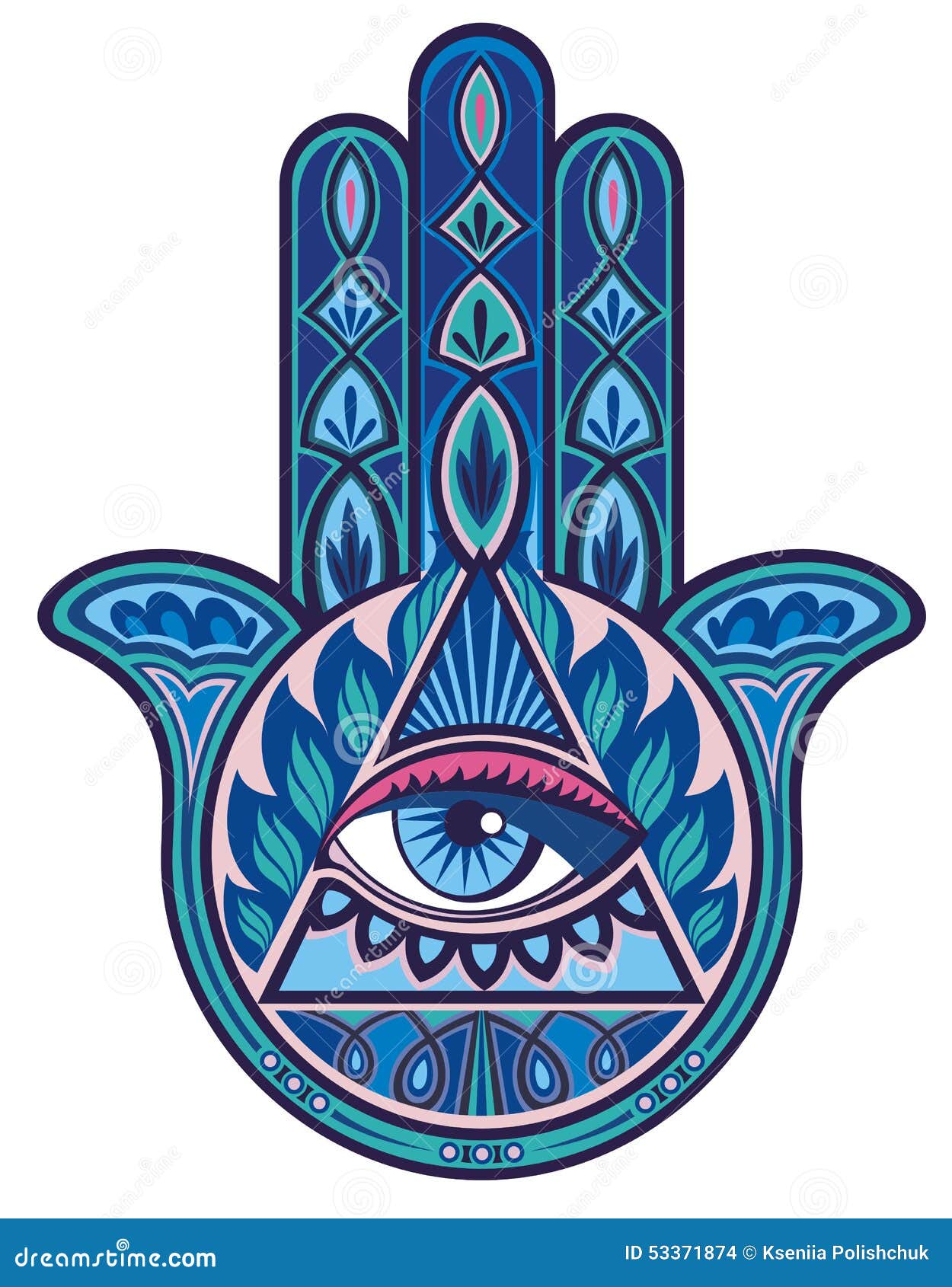 tulips of white symbol Hand Hamsa Image: Stock 53371874 Vector tulips of white symbol Hand Hamsa Image: Stock 53371874 Vector