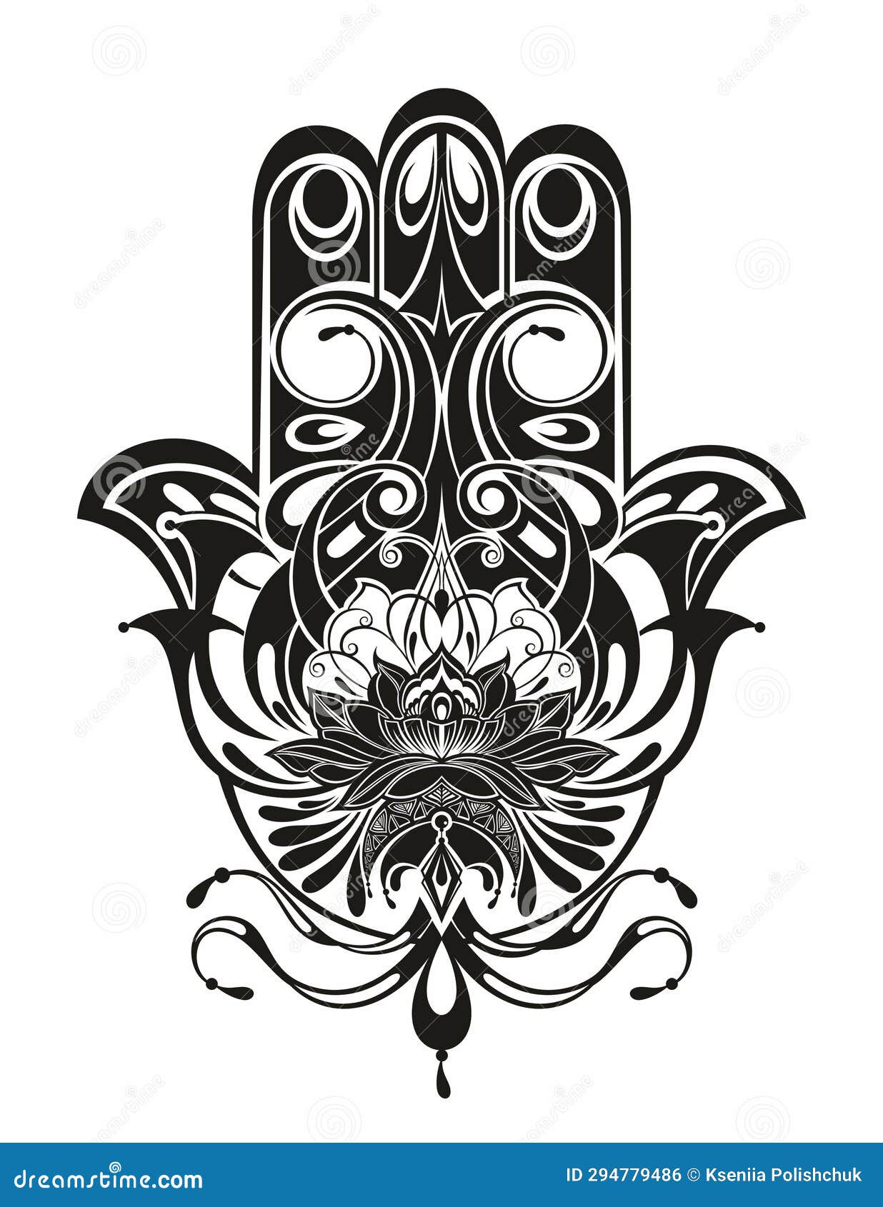 Hamsa Hand Tattoo - Etsy, image size:1236x1690