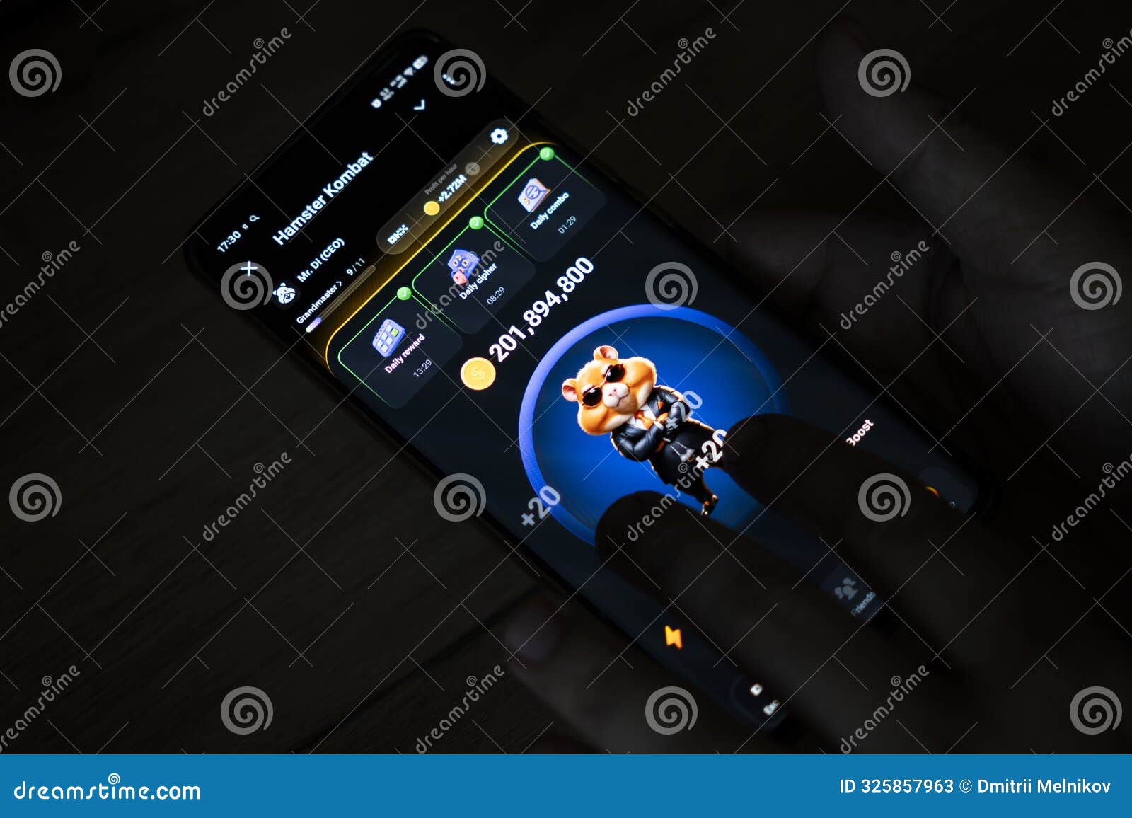 Hamster Kombat Tap 2 Earn Mini Game in Telegram Messenger, Application on  the Smartphone Screen for Earning Editorial Stock Photo - Image of clicker,  click: 325857963