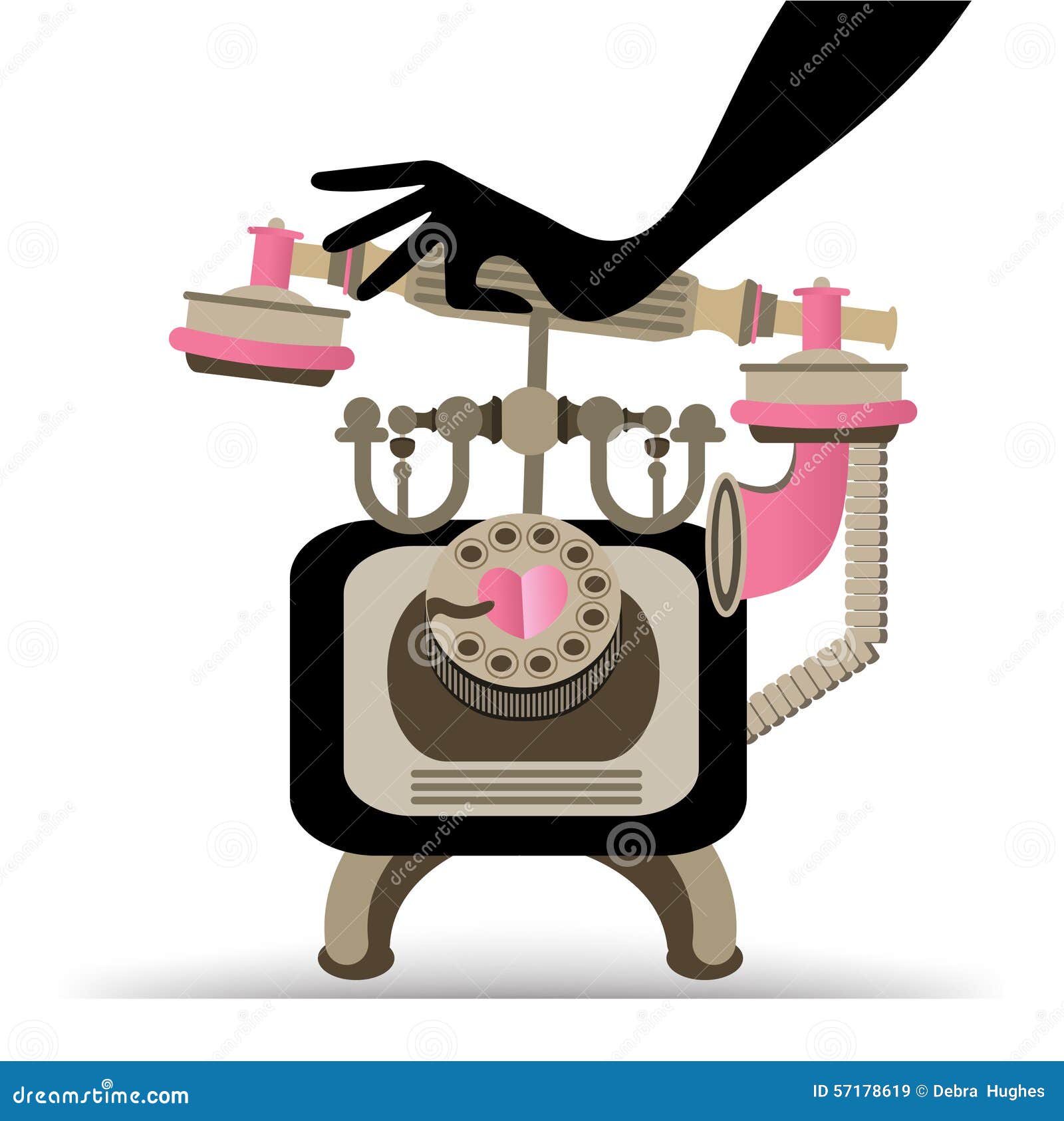 Electronics Clipart-telephone answering messaging machine clipart