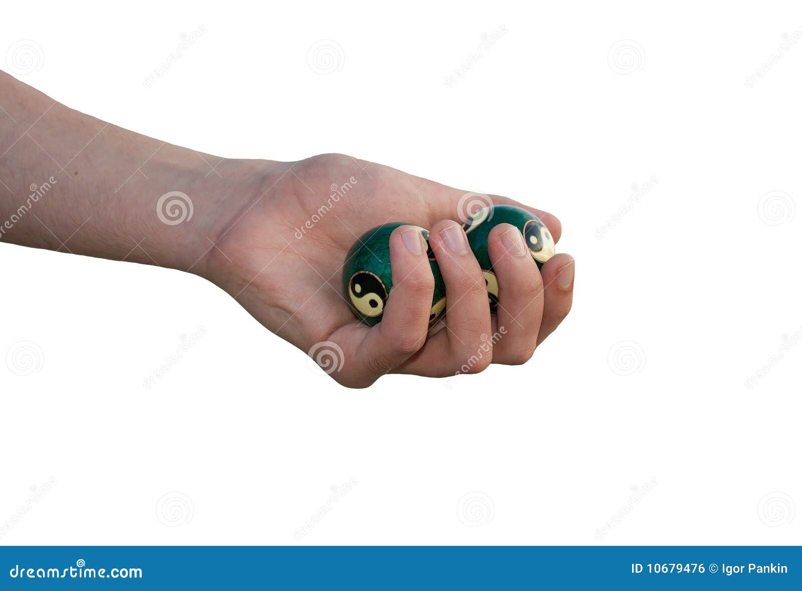 Hand With Balls For Massage Royalty Free Stock Image Image 10679476