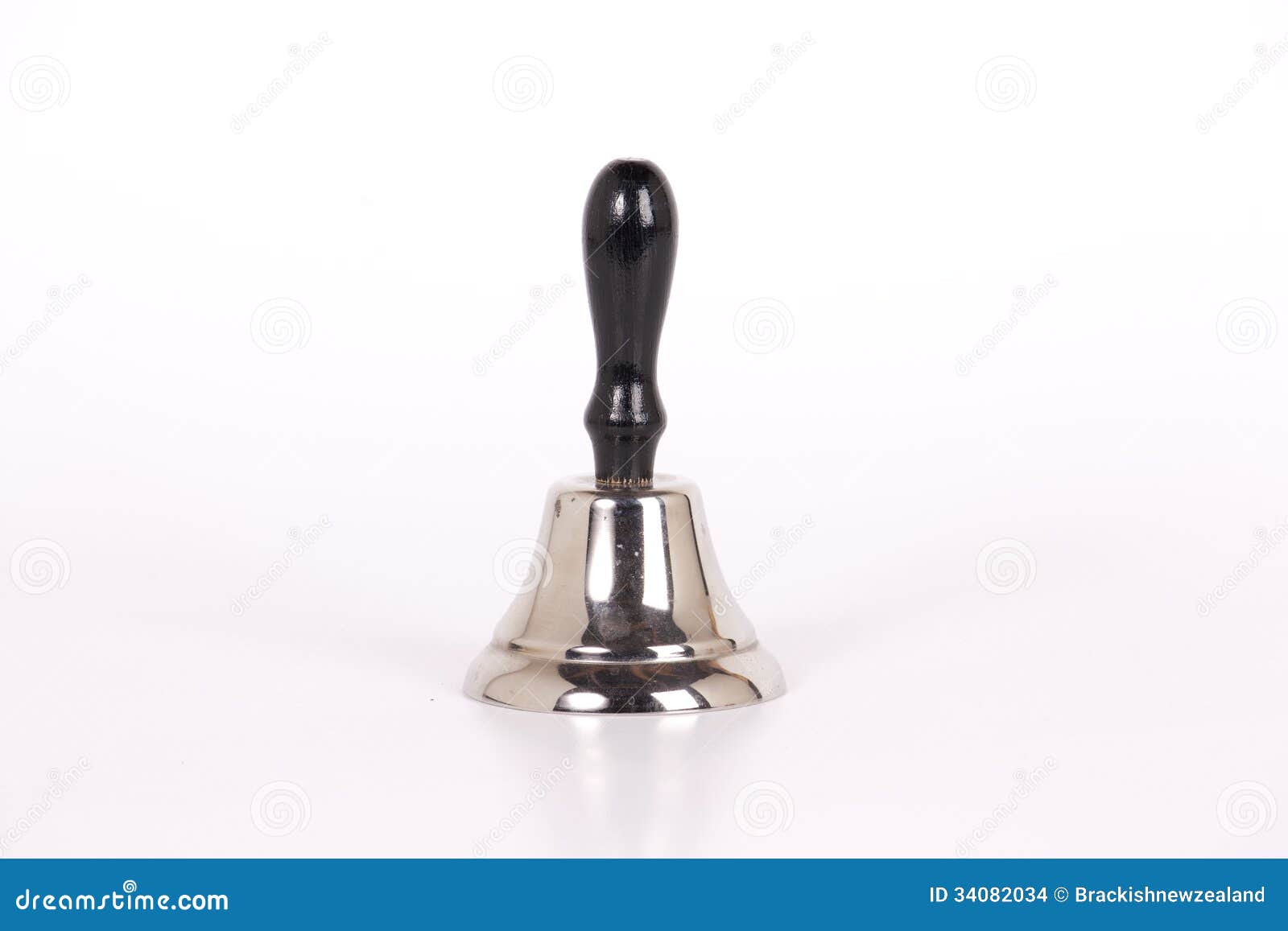 Hand Bell stock photo. Image of white, vintage, handle 34082034