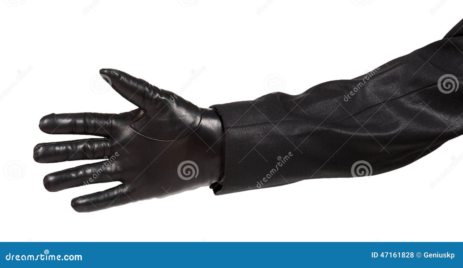 Hand Black Leather Glove Stock Images 2,105 Photos
