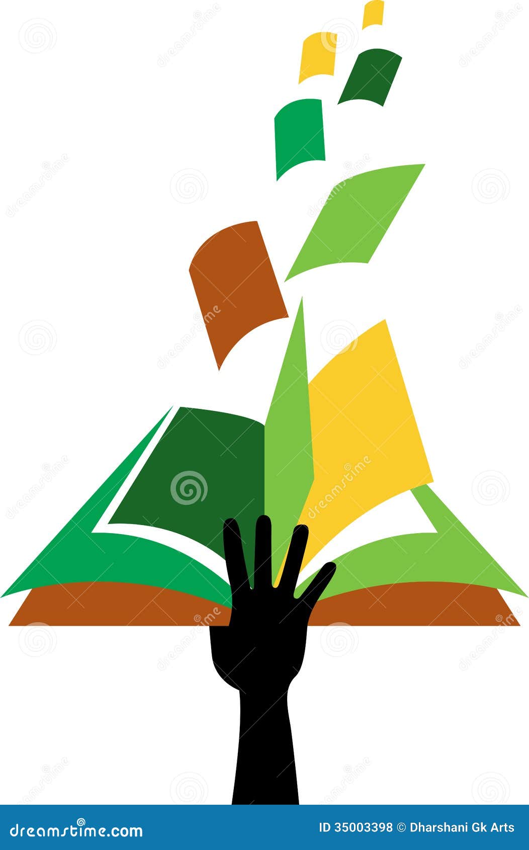Hand Book Logo Royalty Free Stock Photos Image 35003398