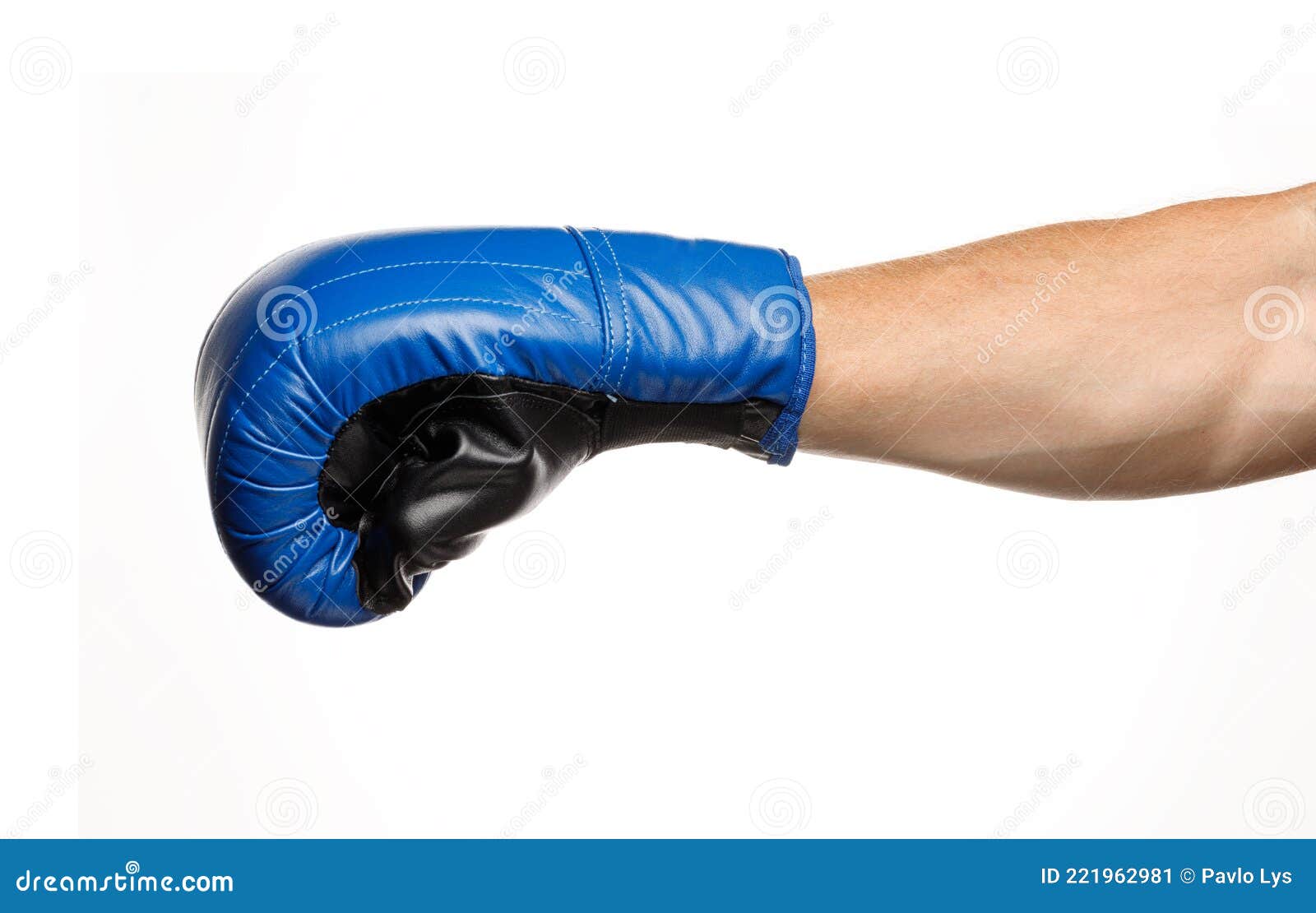 Hand in a Boxing Glove Isolate Stock Image Image of boxer, boxing