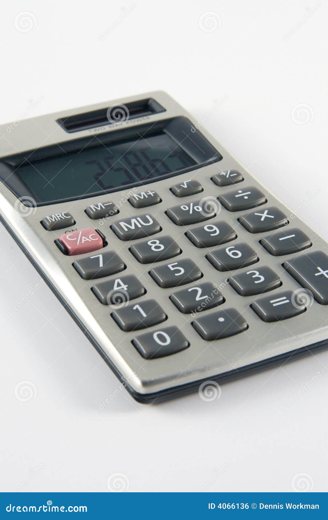 Hand Calculator stock photo. Image of accountants, finance 4066136
