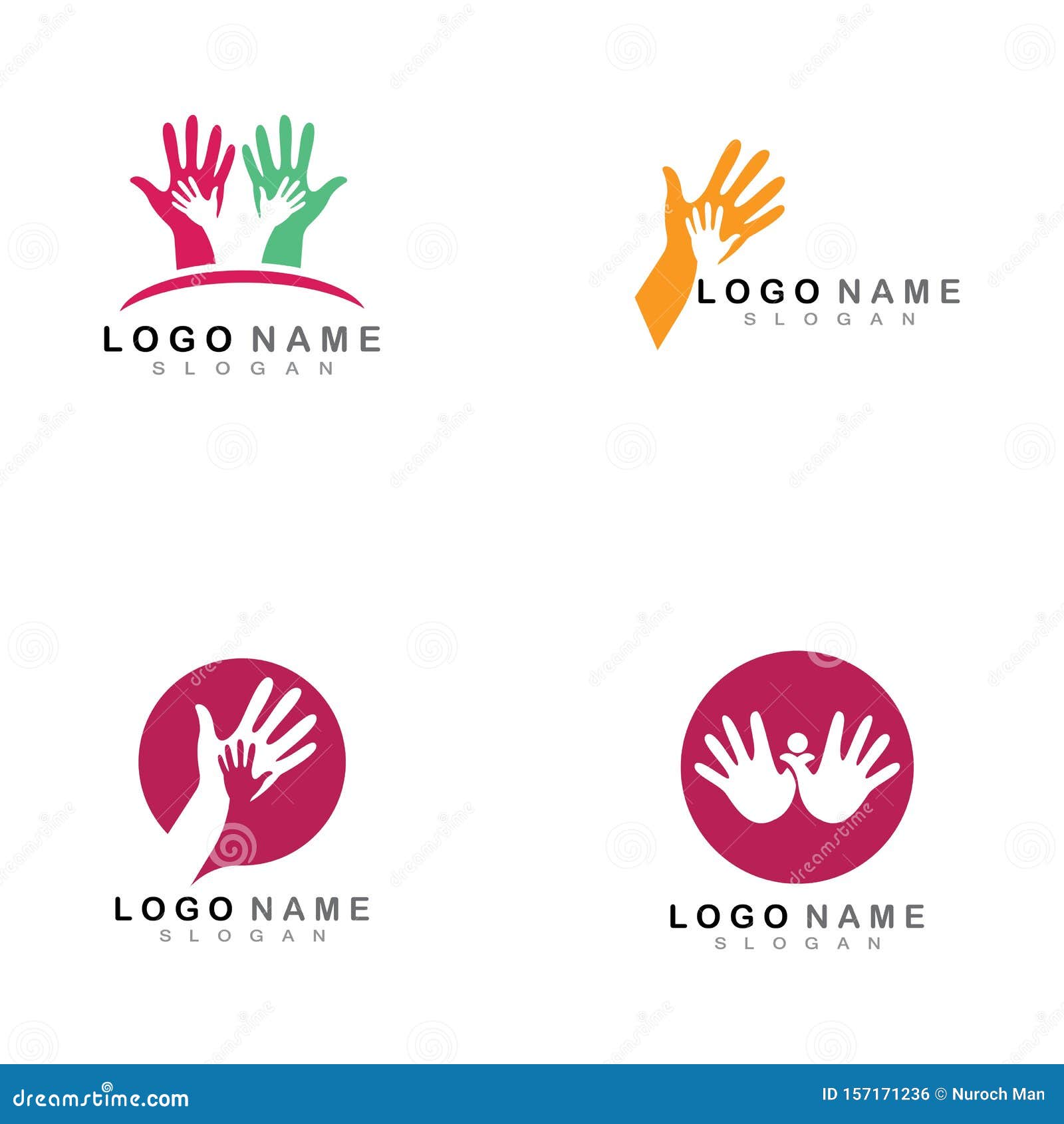 Hand Care Logo Template Vector Icon. Stock Vector - Illustration of ...