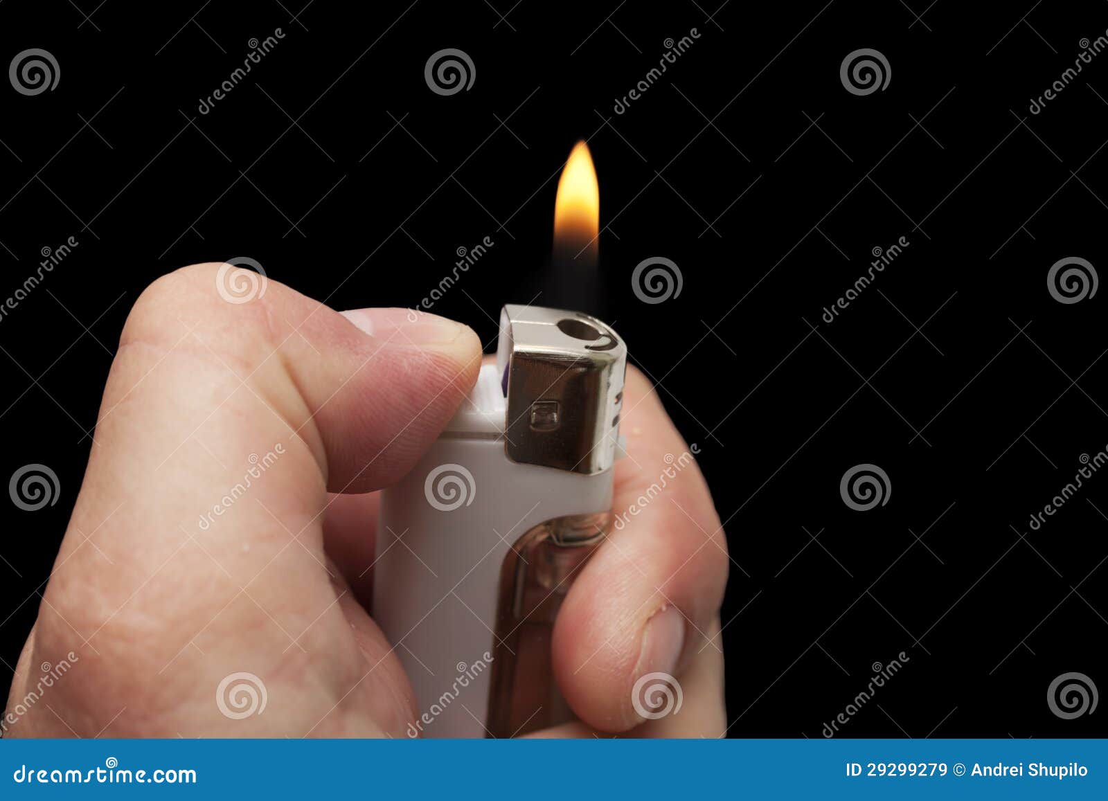 Hand with a Cigarette Lighter Stock Image Image of suit, black 29299279