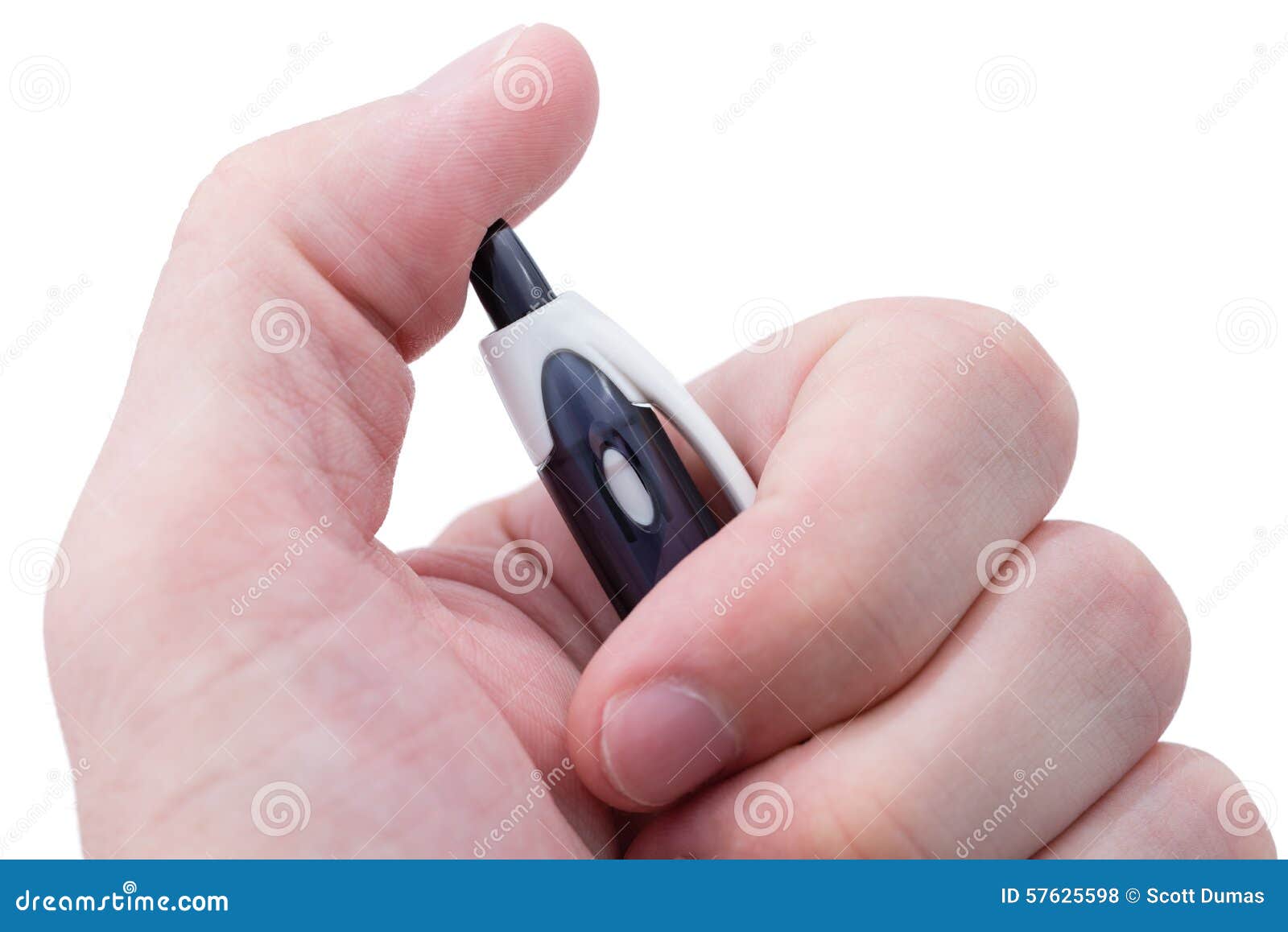 hand clicking pen