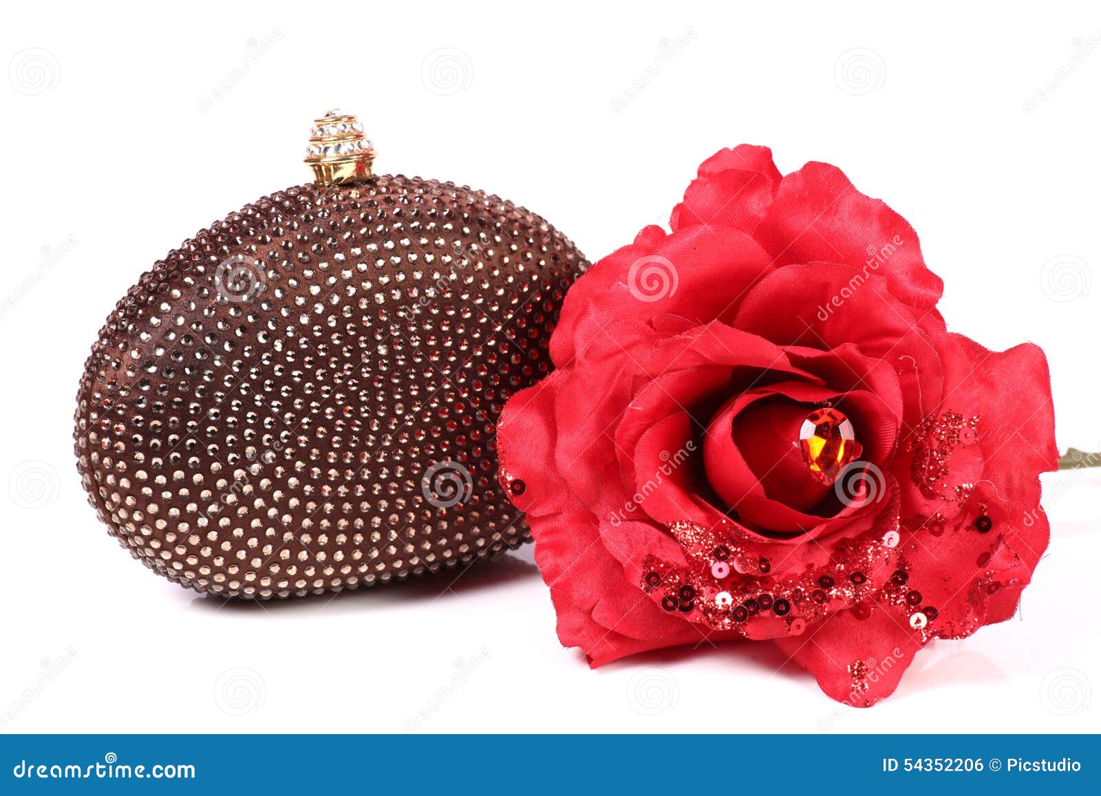 Hand clutch and flower stock photo. Image of life, white 54352206
