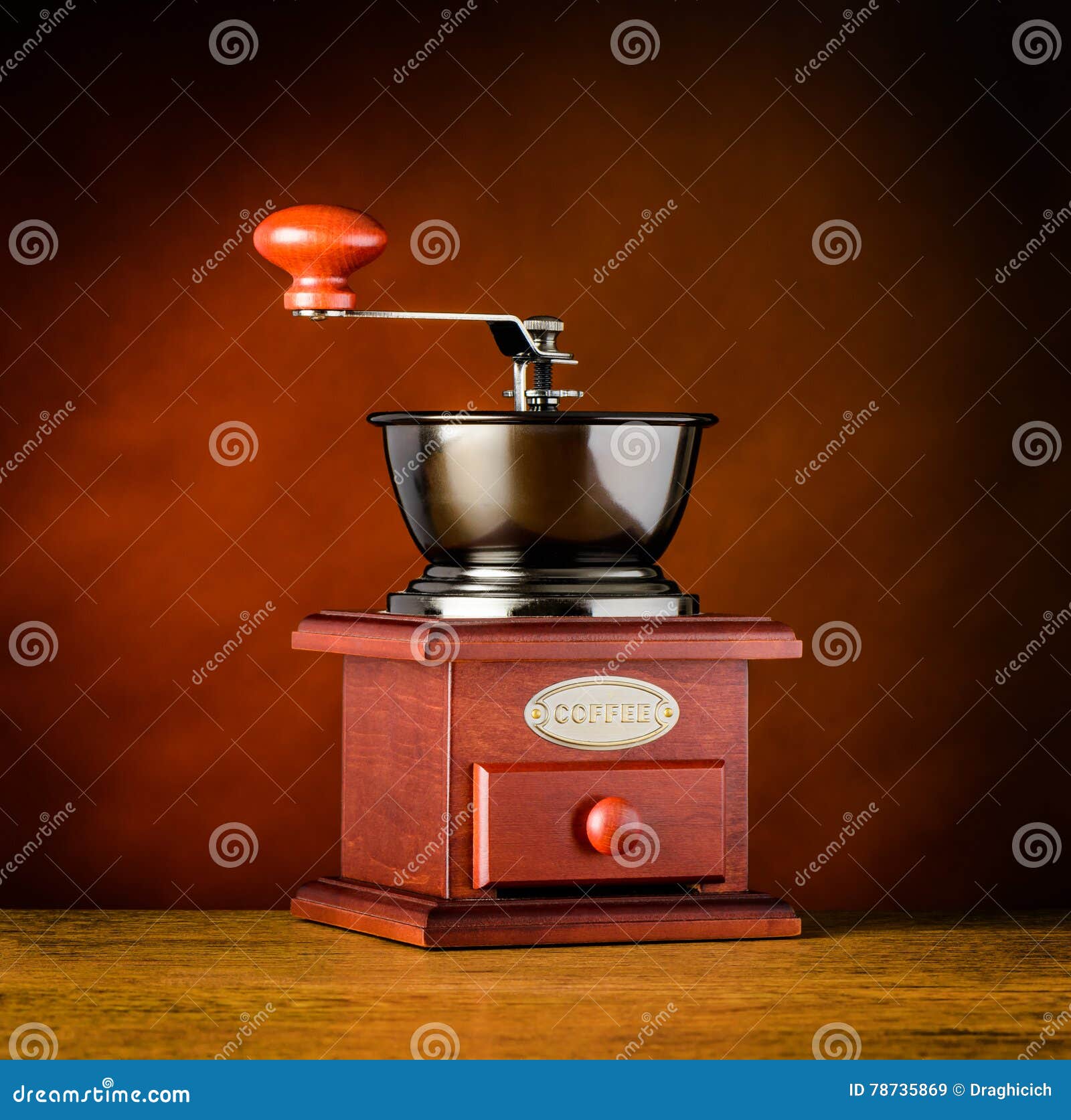 Hand Coffee Grinder stock image. Image of rustic, hand 78735869