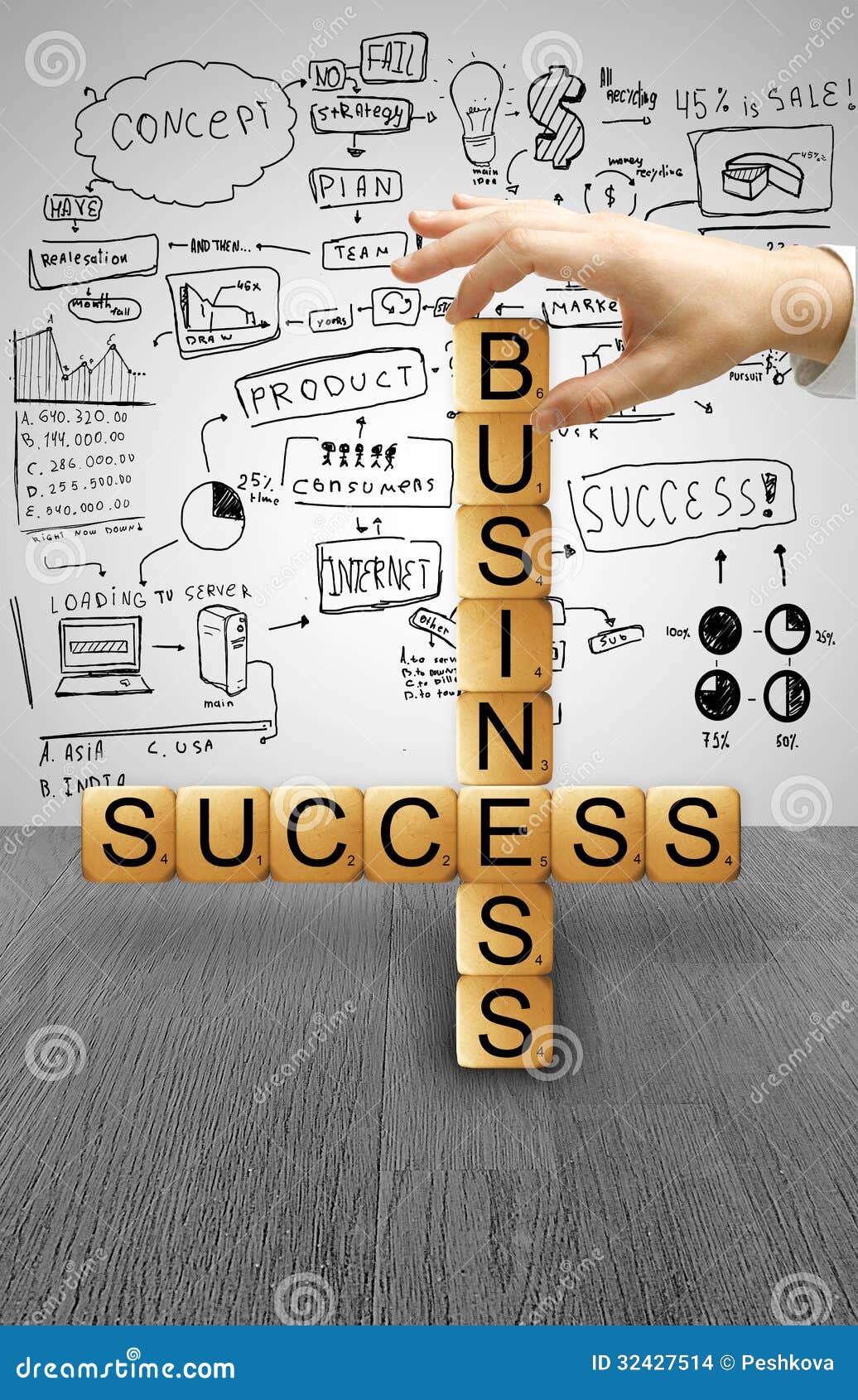 Hand collects crossword stock photo Image of cube innovation 32427514 Hand collects crossword stock photo Image of cube innovation 32427514