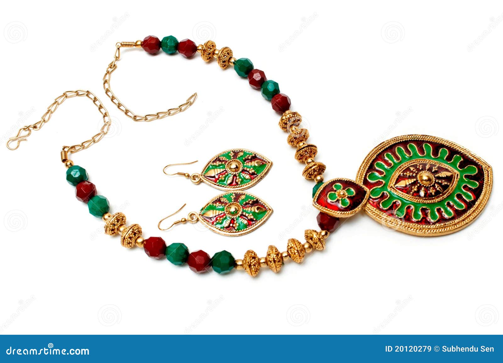 A Hand-crafted Necklace stock image. Image of junk, jewellery - 20120279