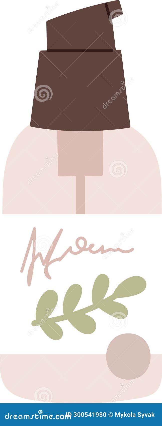 Hand Cream Jar stock illustration. Illustration of white 300541980