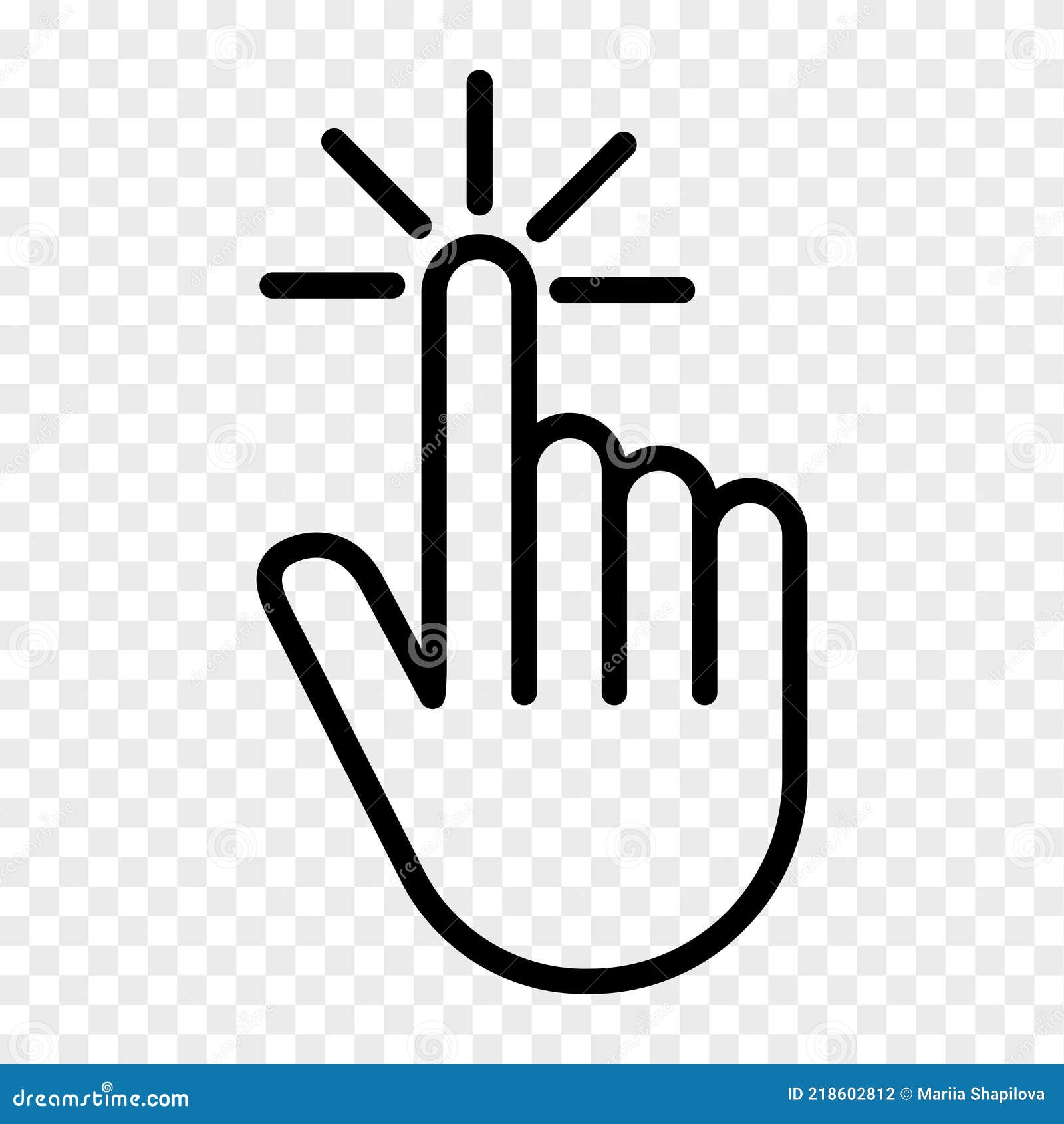 hand pointer icon