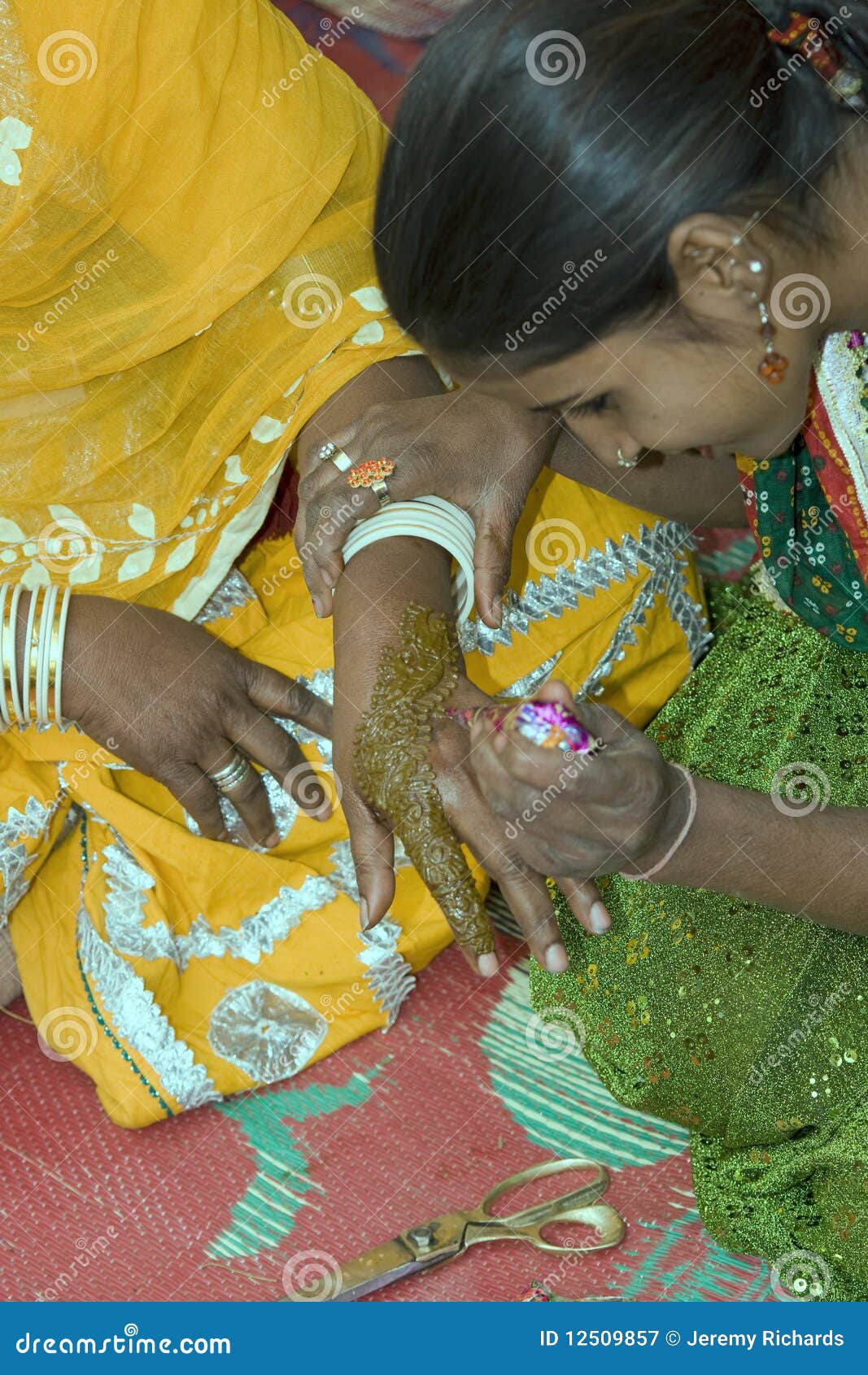 Hand Decoration editorial photography. Image of person 12509857