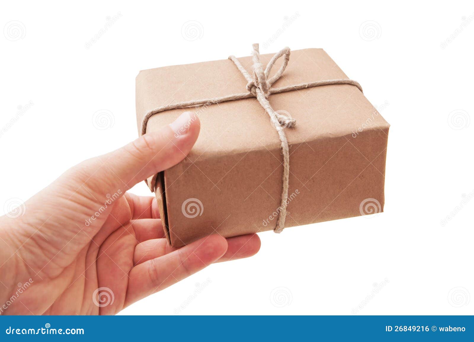 Hand Deliver A Parcel Royalty Free Stock Image Image 26849216
