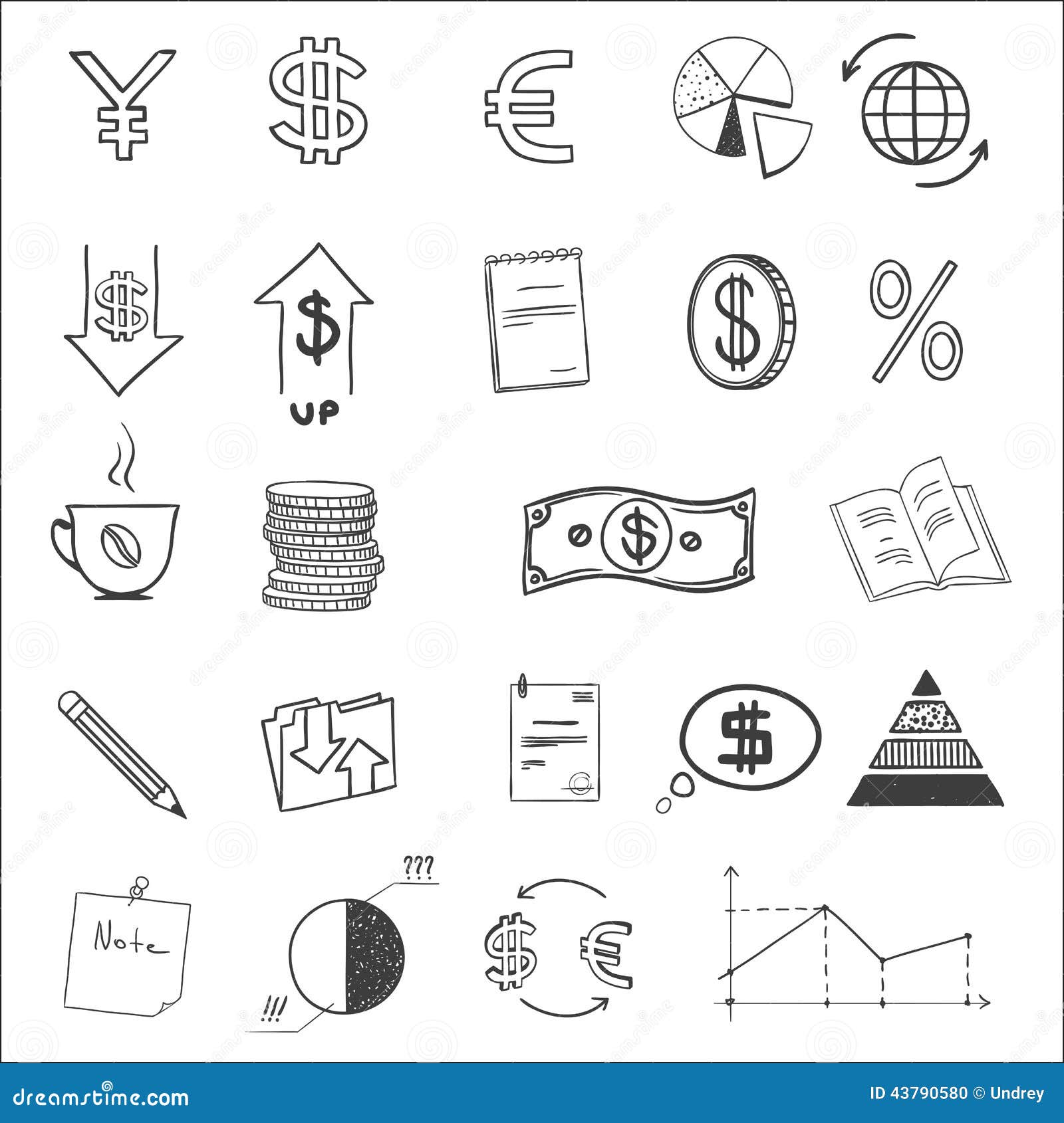 Doodle sketch game icons eps10 Royalty Free Vector Image