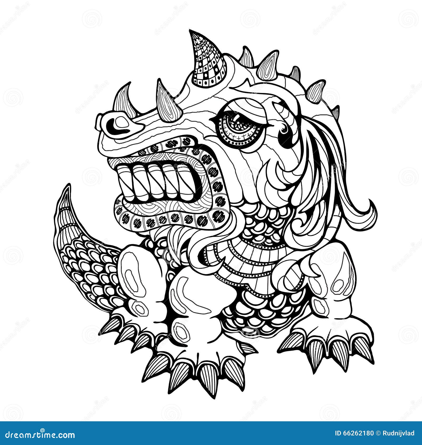 Hand Draw of Dragon in Zentangle Style Stock Vector - Illustration of book, fabric: 66262180 Hand Draw of Dragon in Zentangle Style Stock Vector - Illustration of book, fabric: 66262180