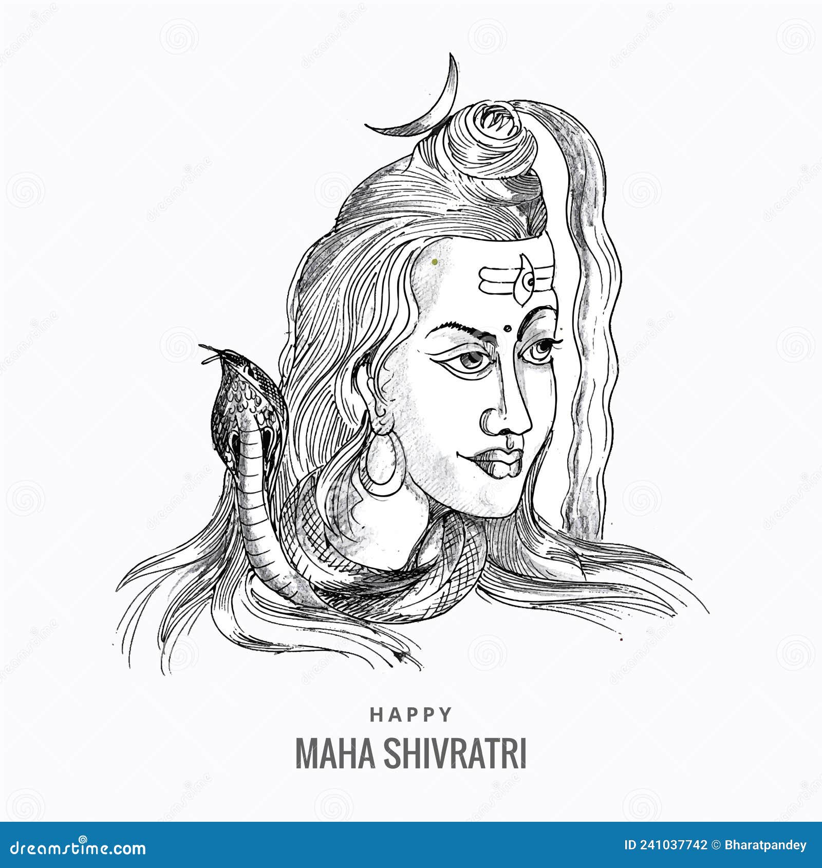 Buy Lord Shiva drawing Online India- India's #1 Creative Marketplace -  Artkafe-suu.vn